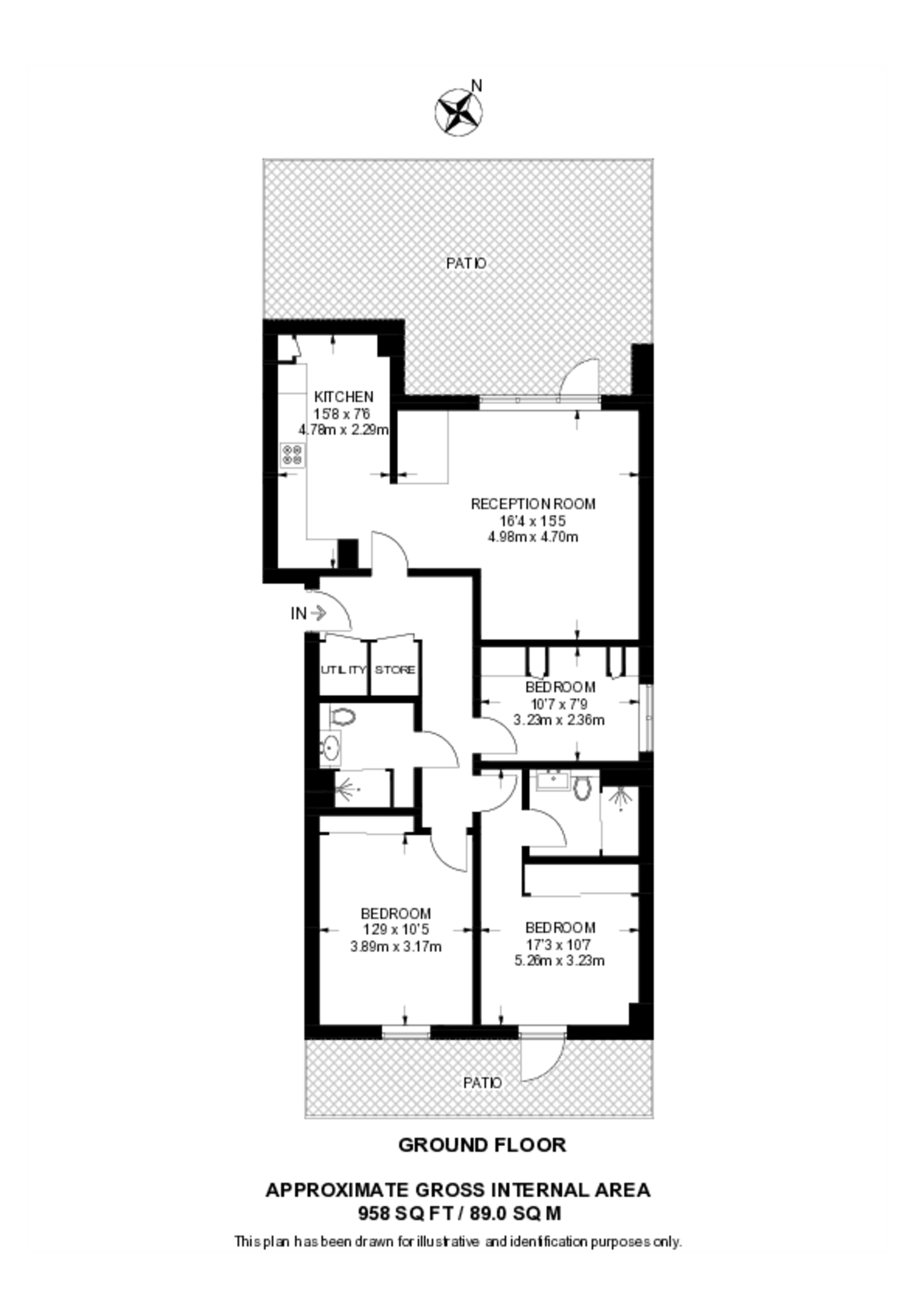 Clayponds Lane, Brentford floorplan