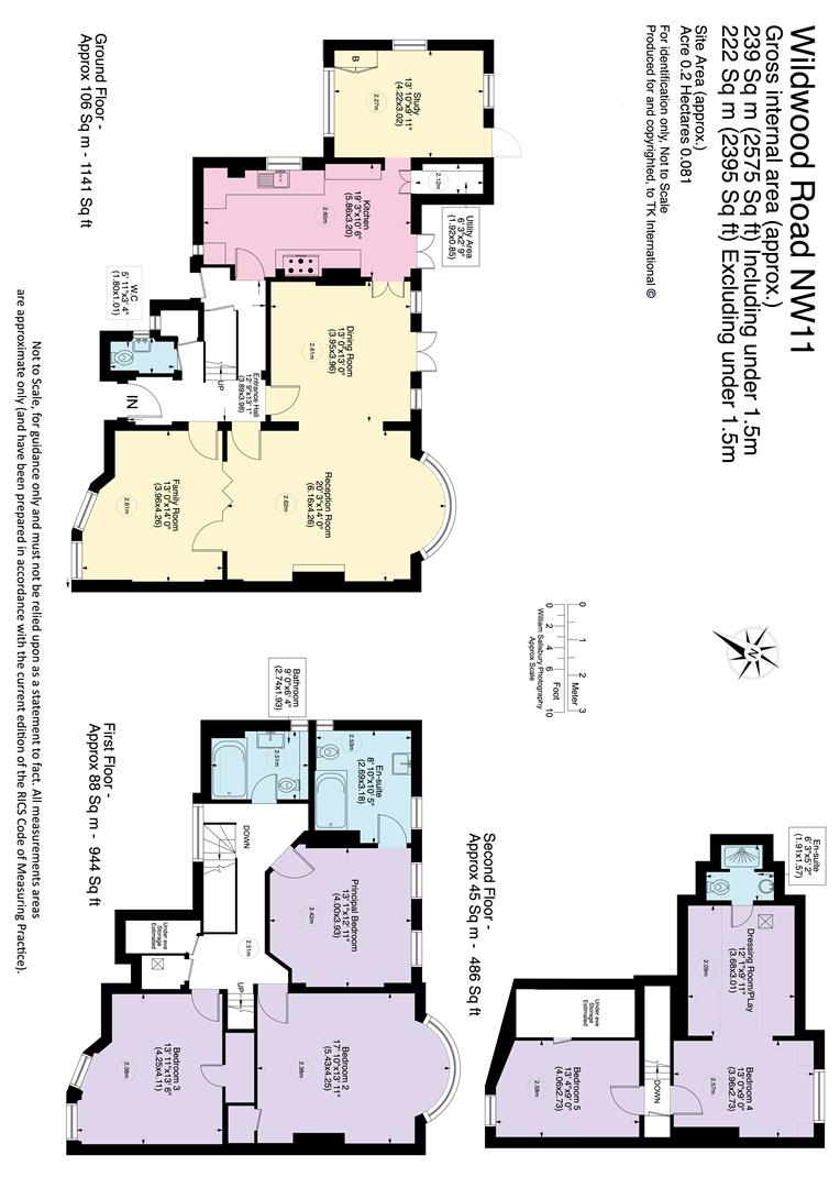 64, Wildwood Road, Hampstead Garden Suburb floorplan