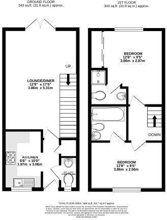 11, Wyvern Close, Aldershot floorplan