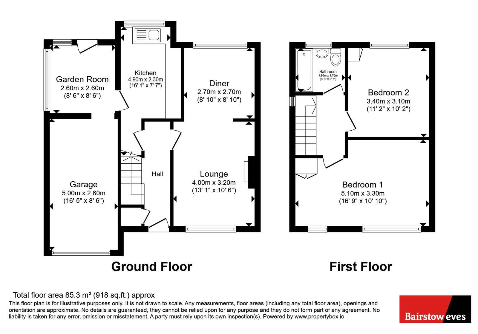 Leas Road, Mansfield floorplan