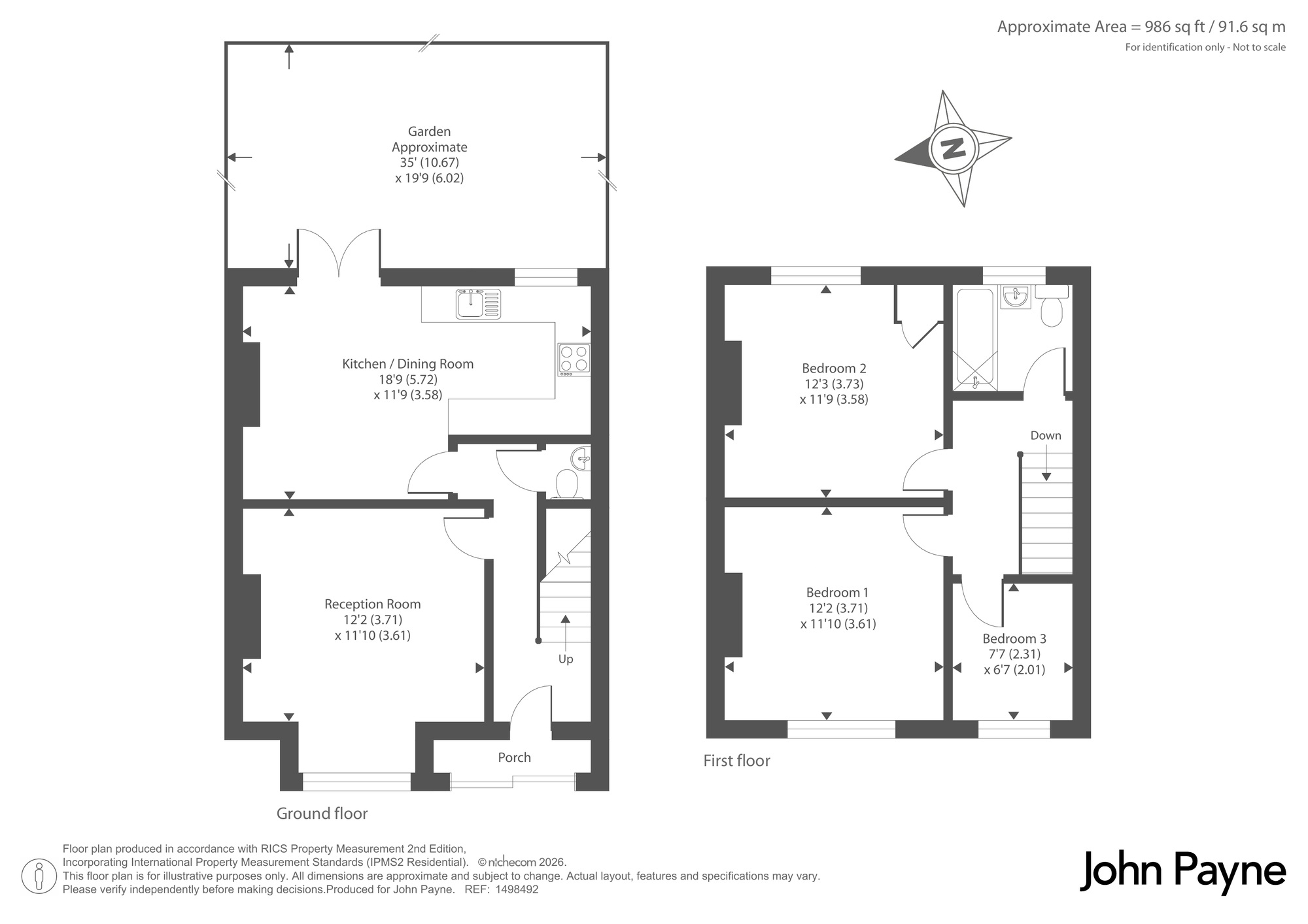 3, Pegwell Street, London floorplan