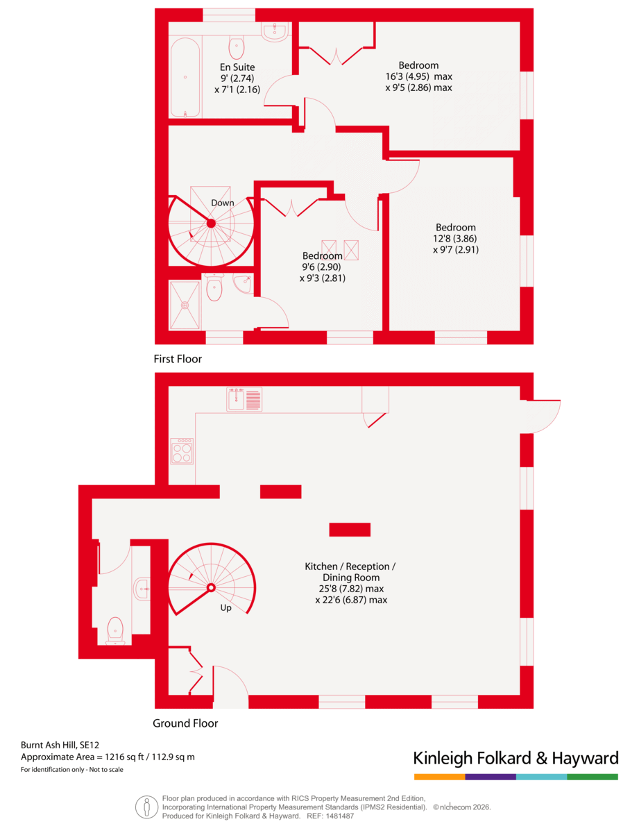 F, 21, Burnt Ash Hill, London floorplan