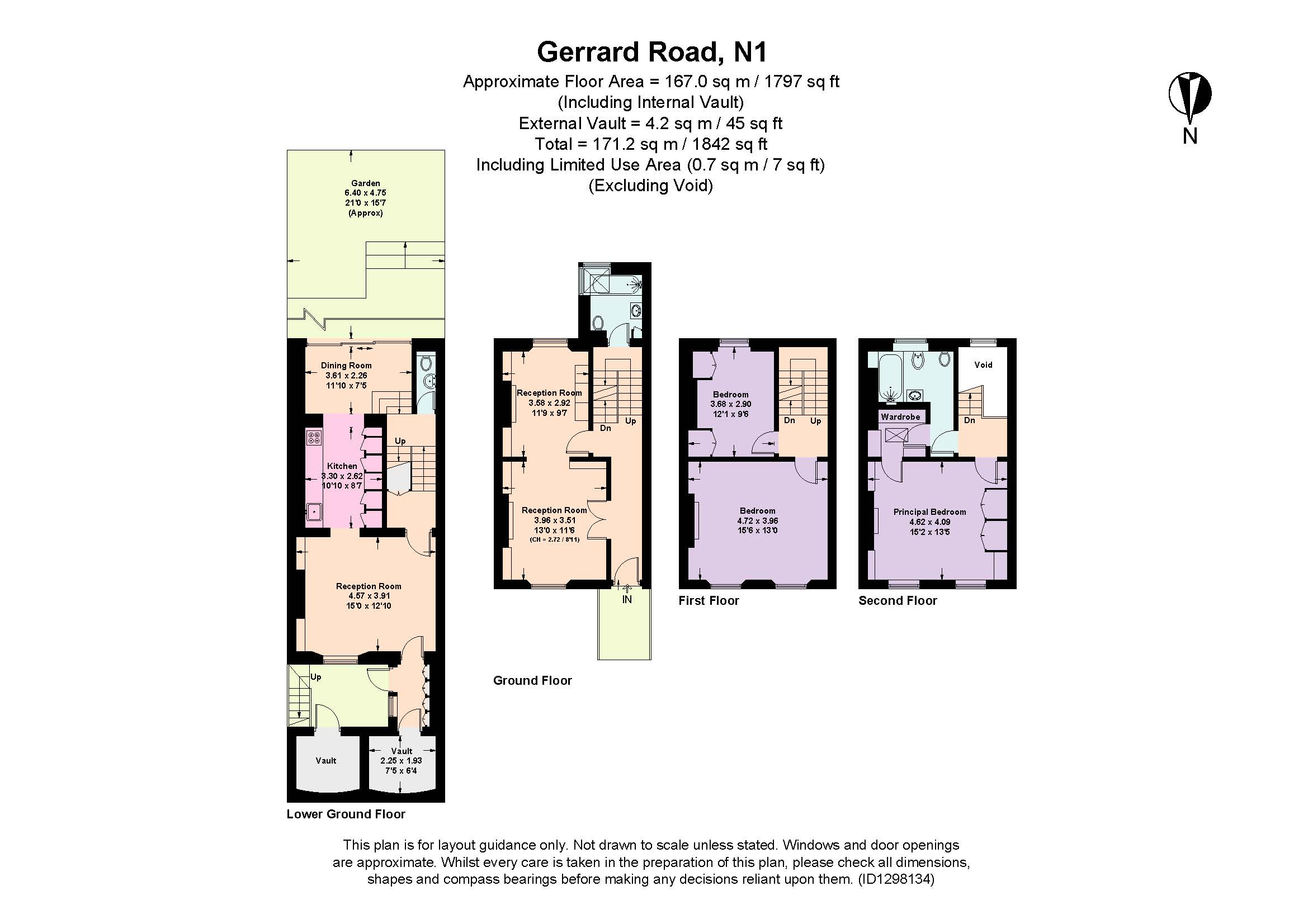 23, Gerrard Road, London floorplan