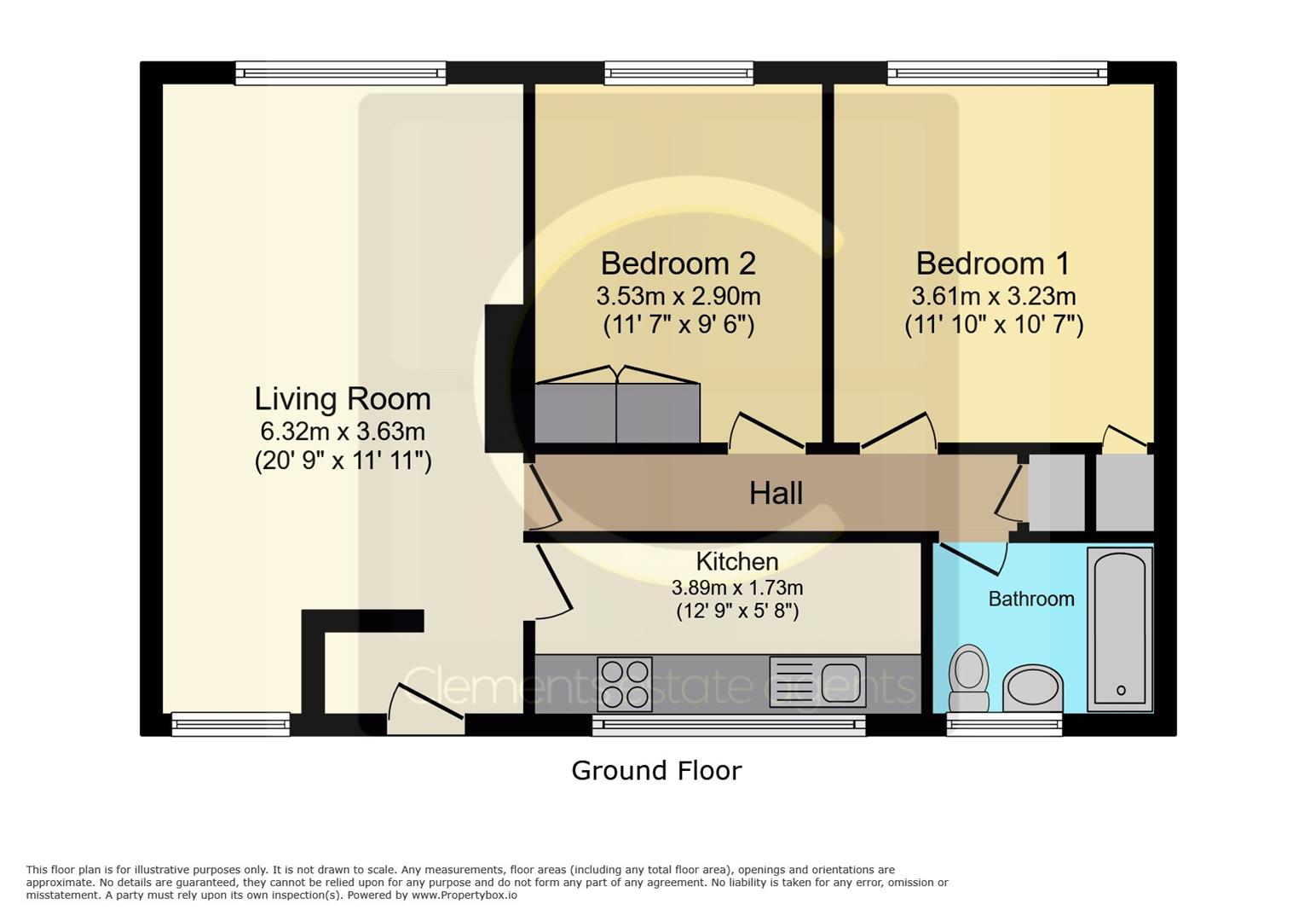 54, Datchworth Turn, Hemel Hempstead floorplan