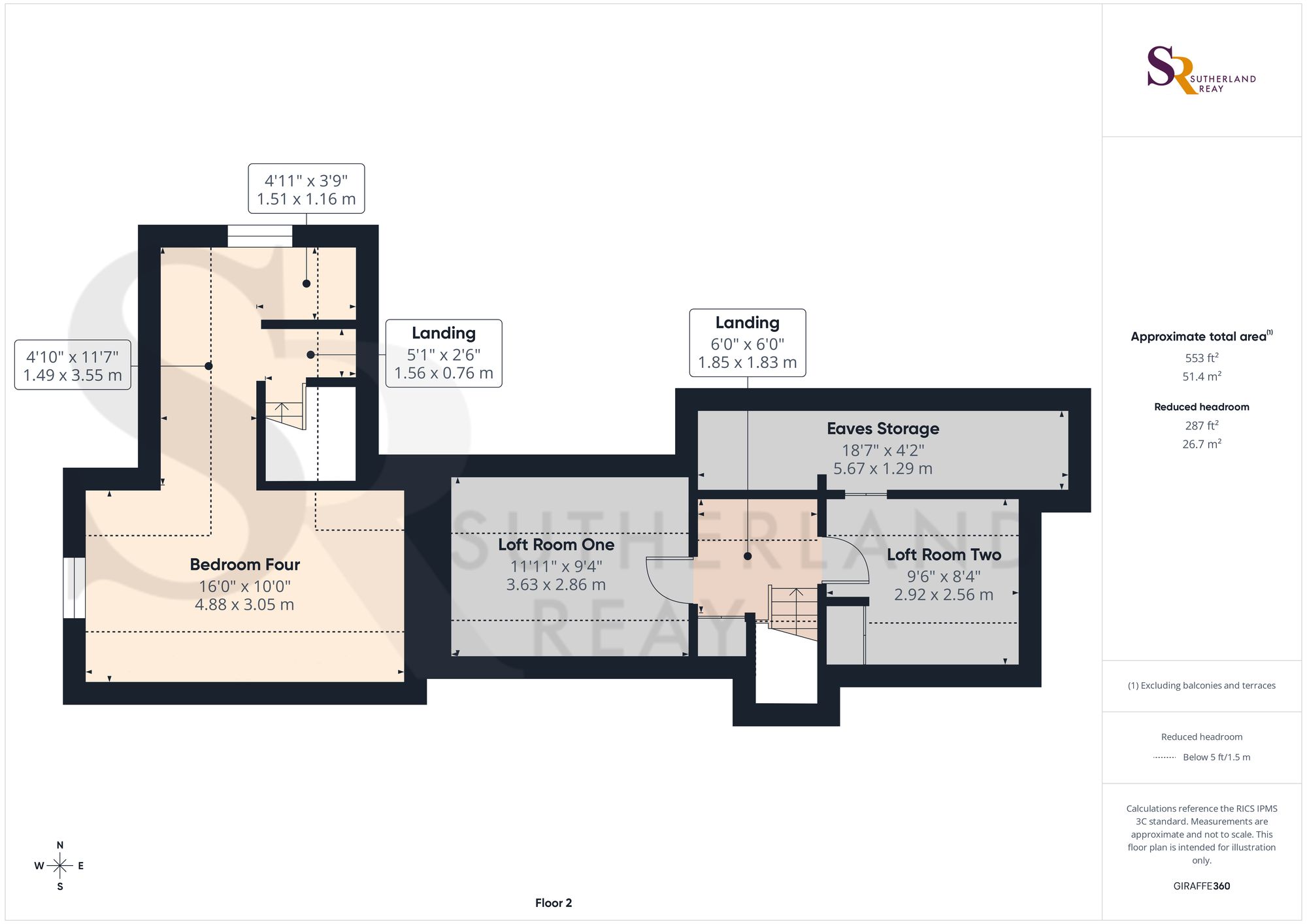 Hillside Eccles Road, High Peak floorplan
