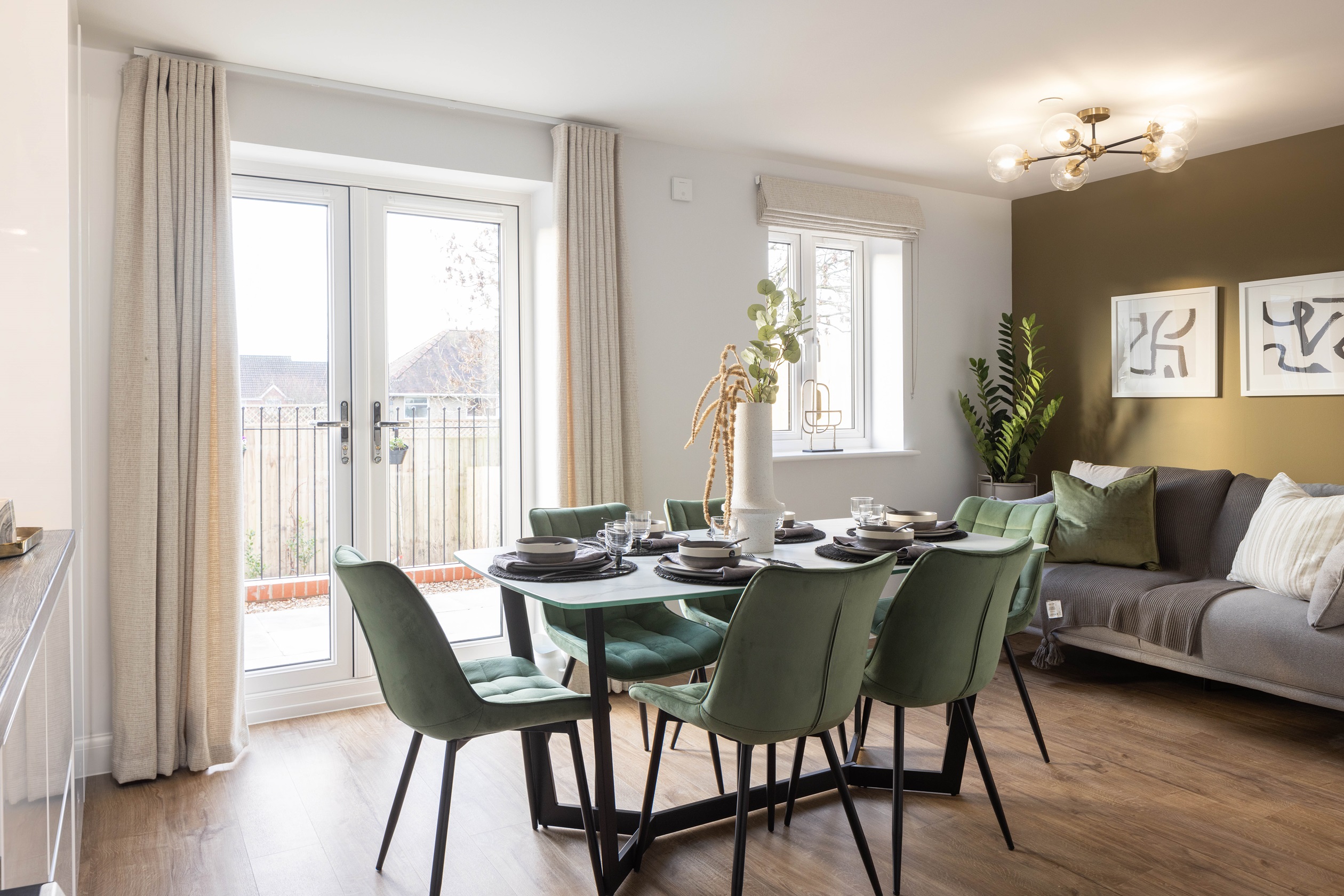 Dining Area In The Matlock 3 Bedroom Home
