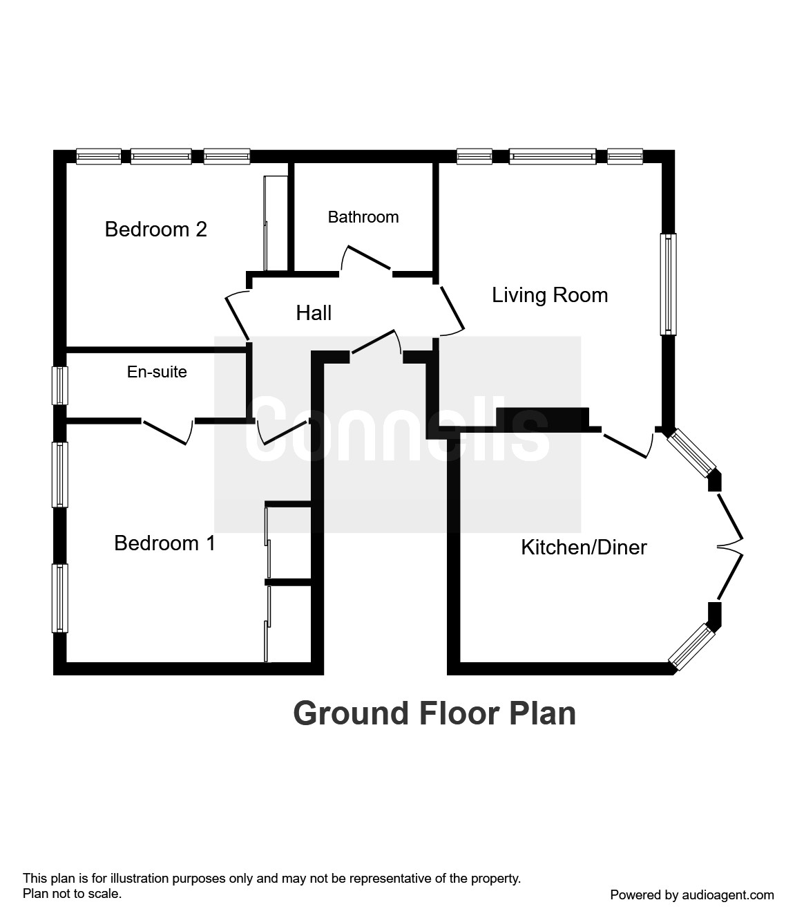 2 Bedrooms Flat for sale in Paddockhall Road, Haywards Heath RH16