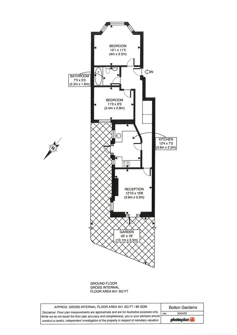 Bolton Gardens, Kensal Rise, London NW10, 2 bedroom flat for sale