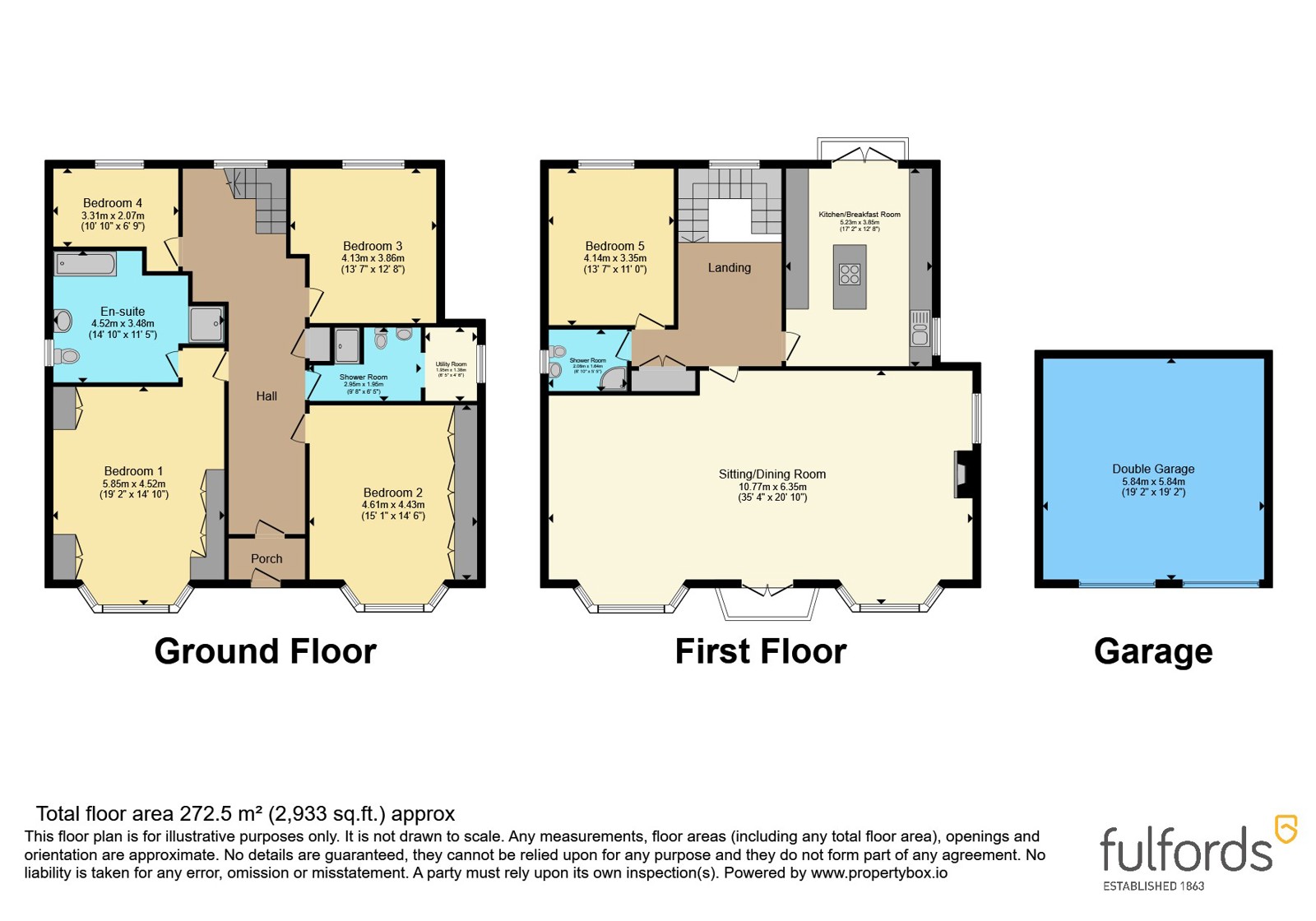 3, Summerland Close, Devon floorplan