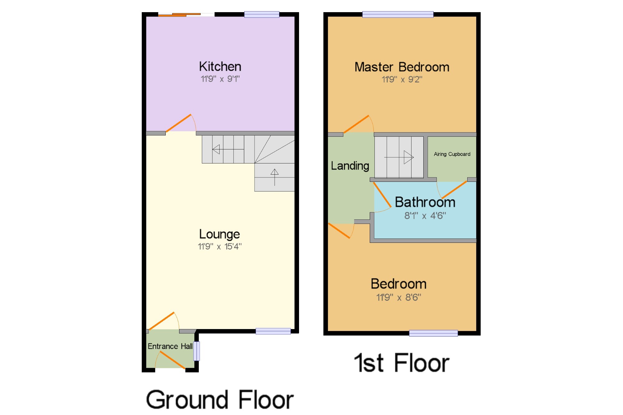 2 Bedrooms Terraced house for sale in The Willows, Bradley Stoke, Bristol, Gloucestershire BS32