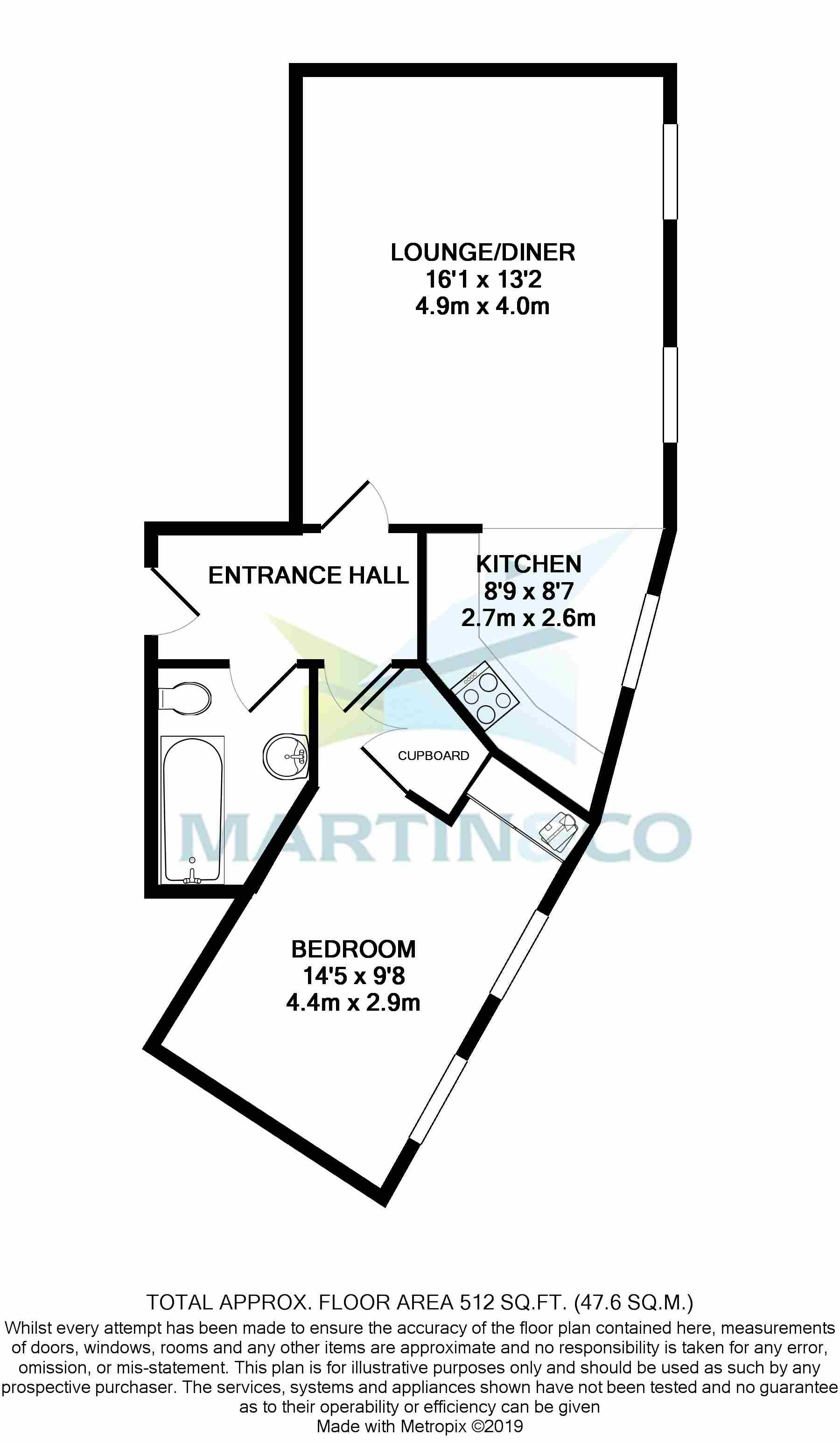 1 Bedrooms Flat for sale in Adams Walk, Nottingham NG1