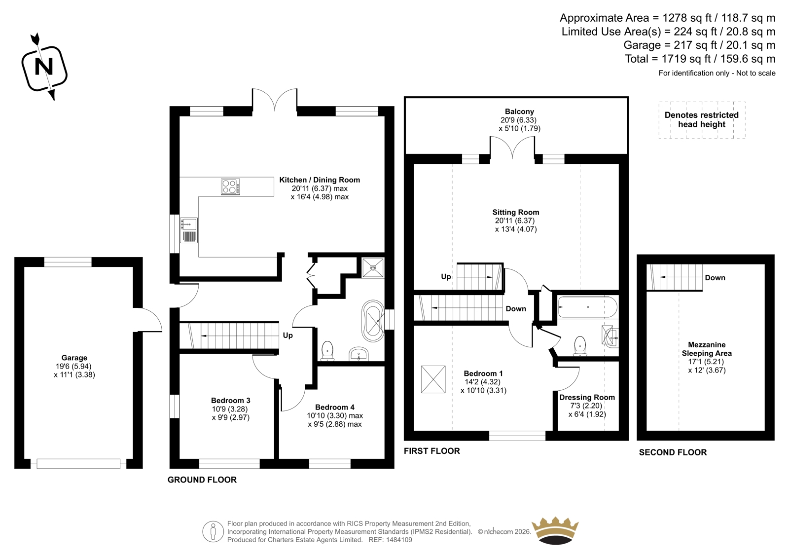 The Moorings, 1, Eirene Avenue, Worthing floorplan