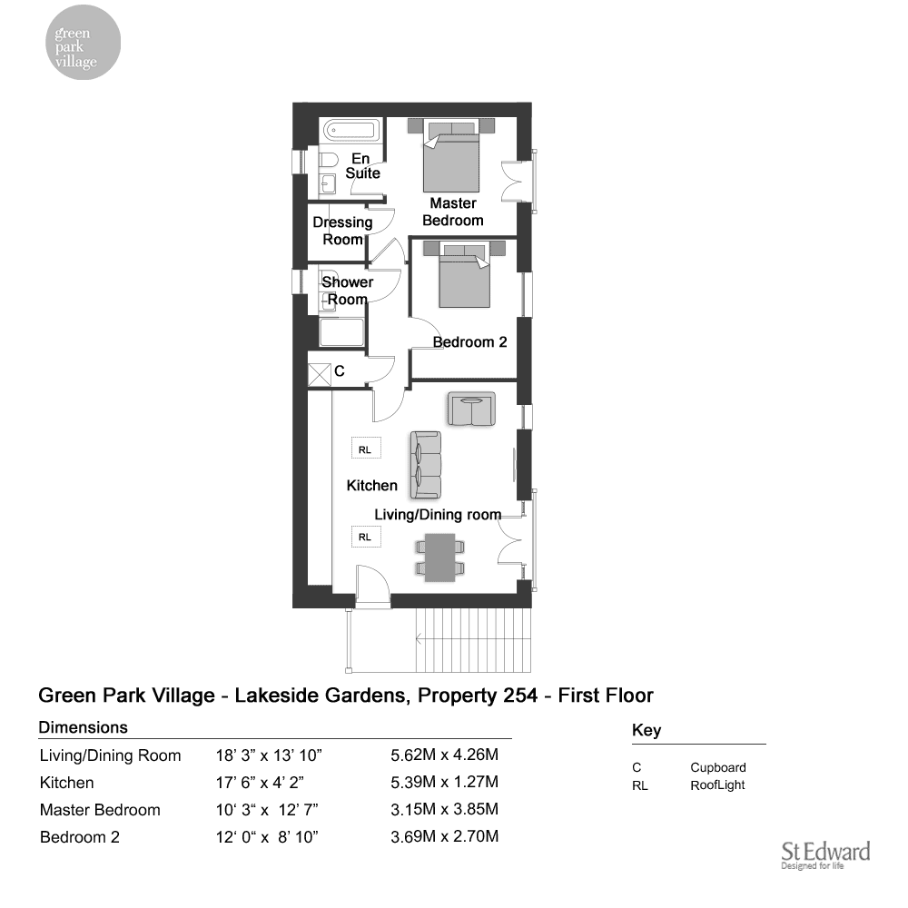 2 Bedrooms Flat for sale in Longwater Avenue, Green Park, Reading RG2