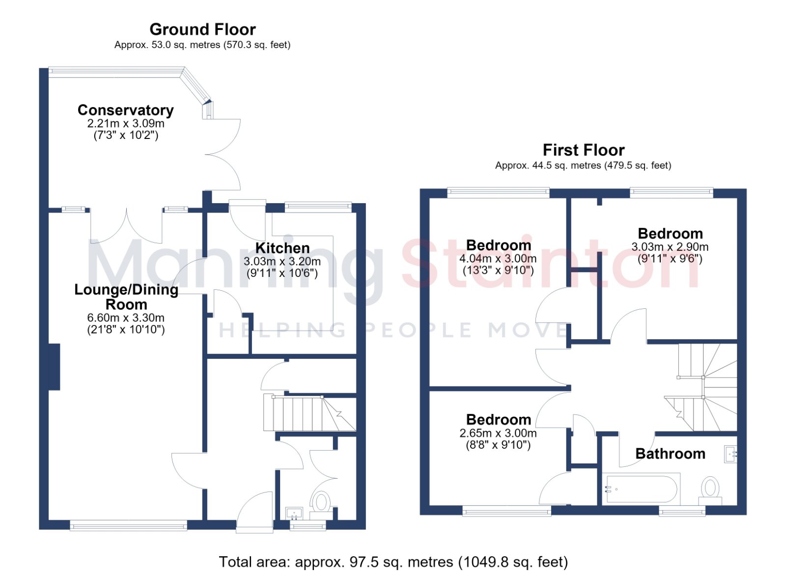 Sherburn Road North, West Yorkshire floorplan