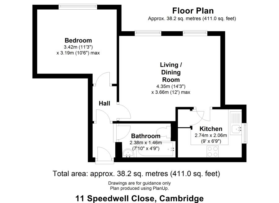 1 Bedrooms Flat for sale in Cambridge, Cambridgeshire CB1