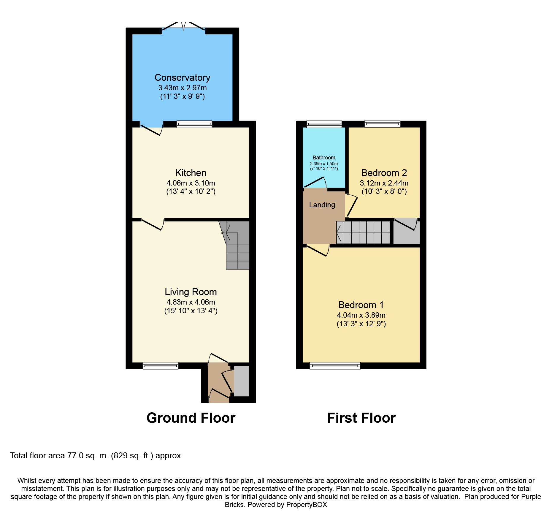 2 bed terraced house for sale in Settle Street, Little Lever, Bolton