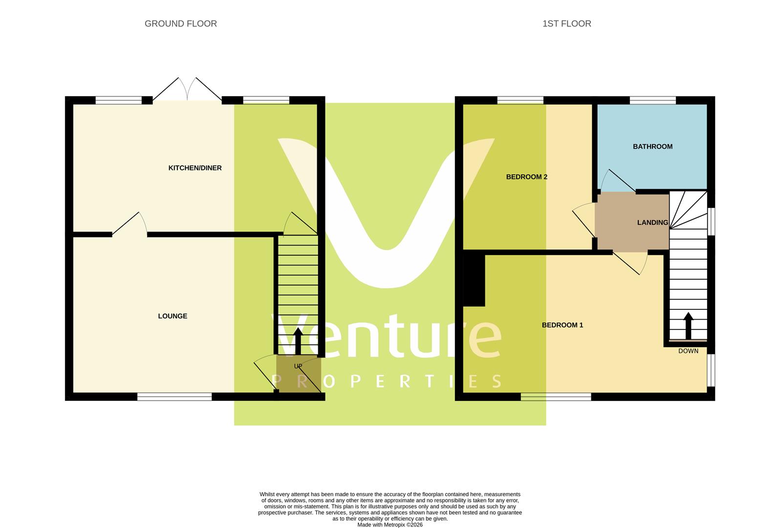 18, St. Johns Gardens, Crook floorplan