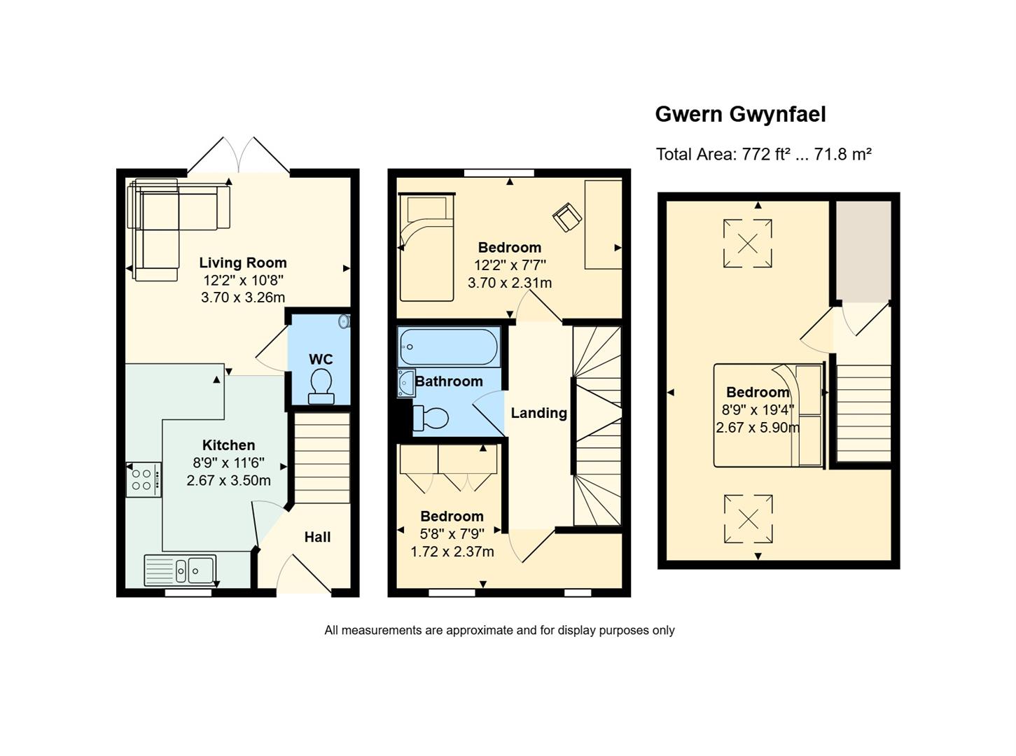 82, Gwern Gwynfael, Cardiff floorplan