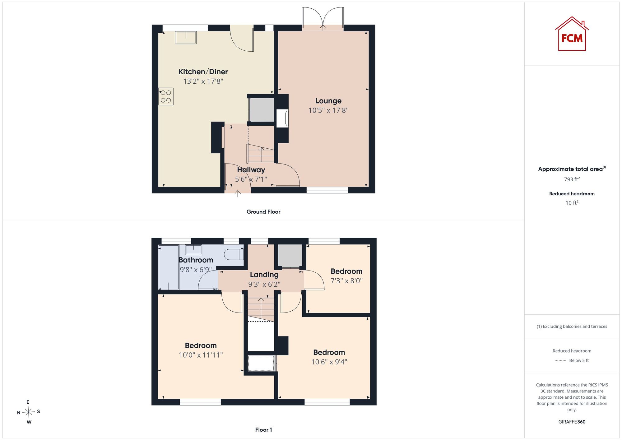 67 Derwentwater Road, Whitehaven floorplan