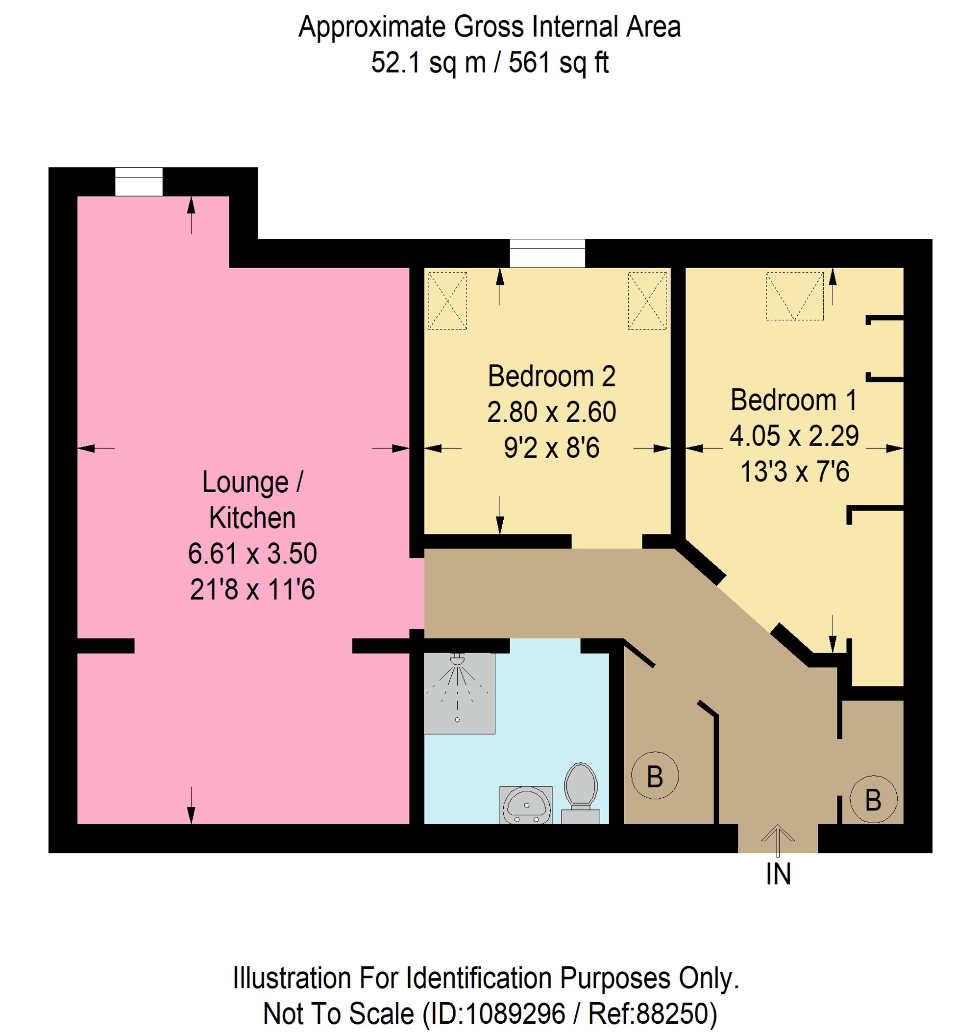 2 bed flat for sale in Marina Road, Bathgate EH48 67488366 Zoopla