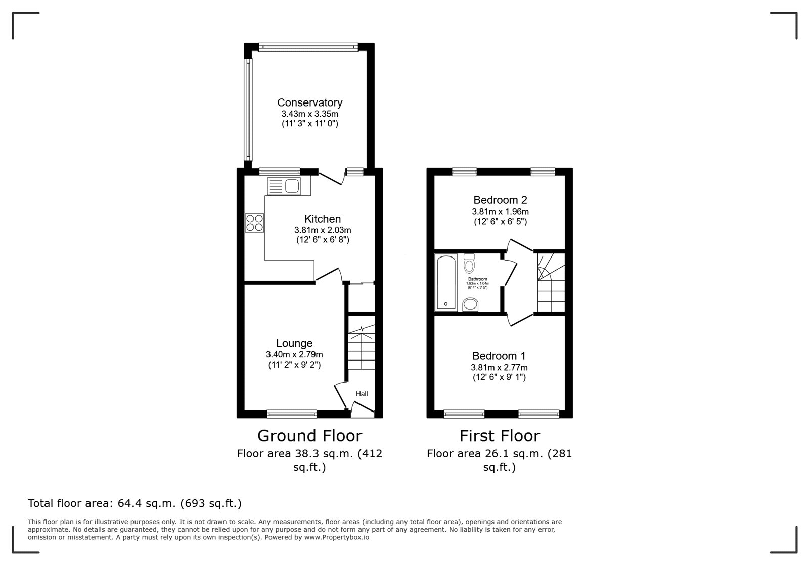 Quisters, Worcester floorplan