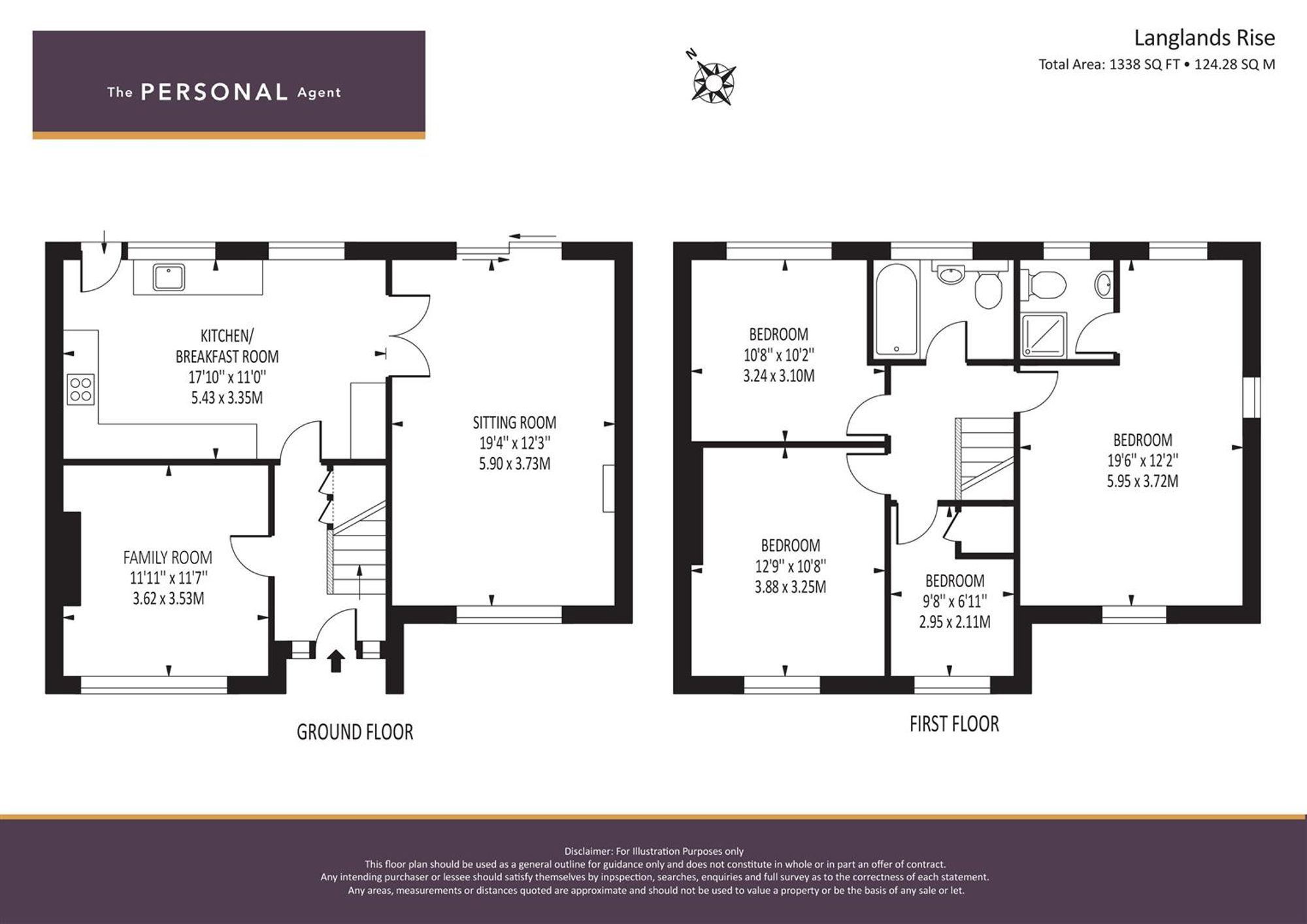 4 Langlands Rise, Epsom floorplan