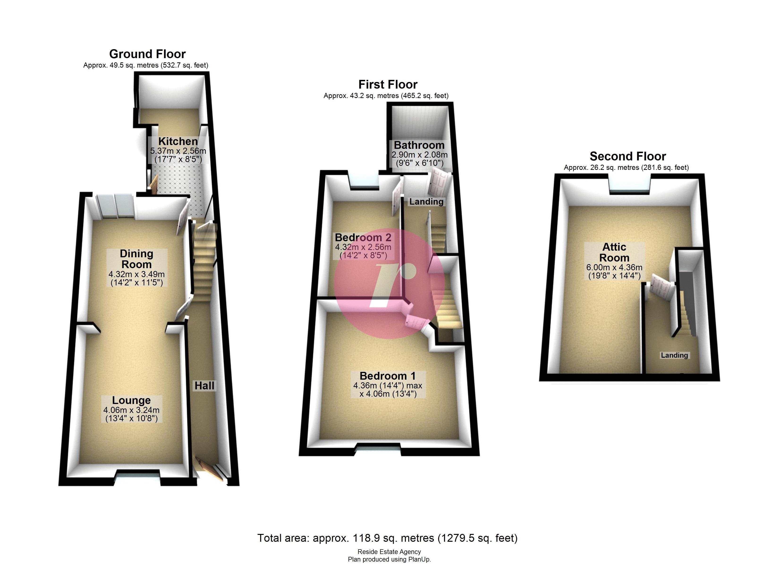 Castlemere Street, Deeplish, Rochdale OL11, 3 bedroom terraced house