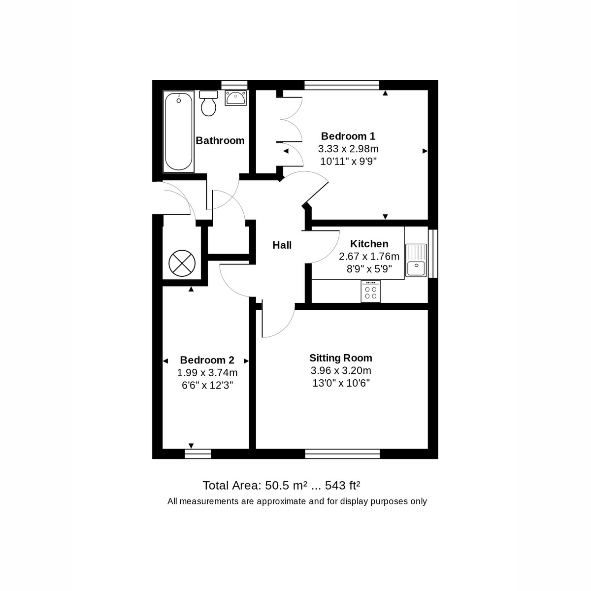 58, Rosehill, Billingshurst floorplan