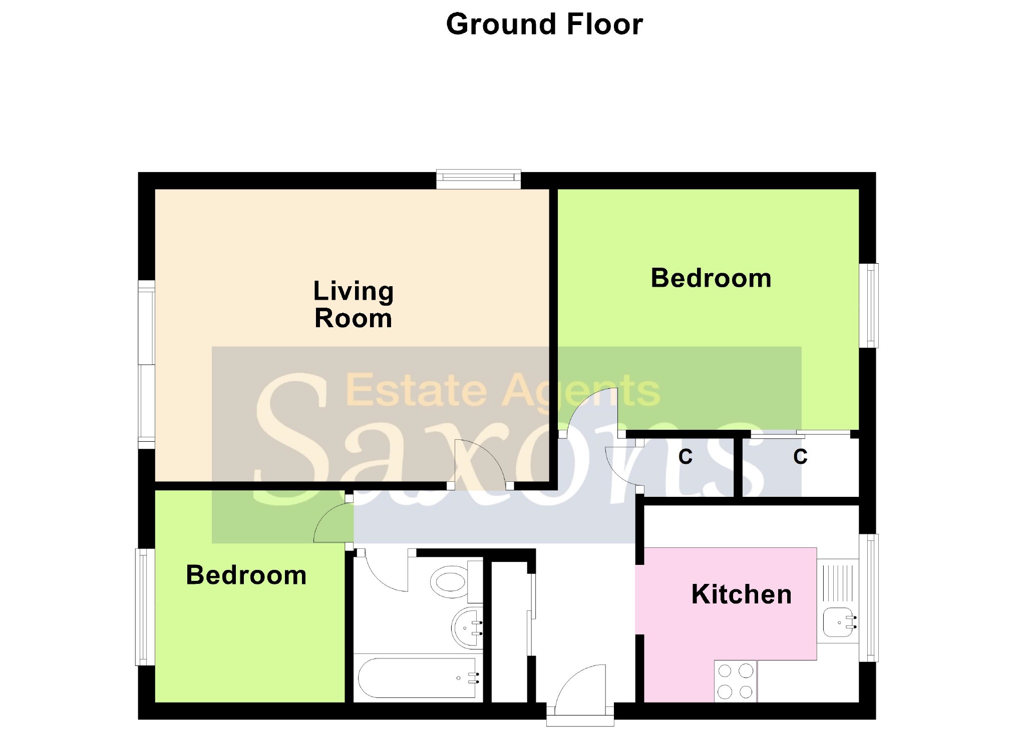 2 Bedrooms Flat to rent in Pennine Gardens, Weston-Super-Mare BS23