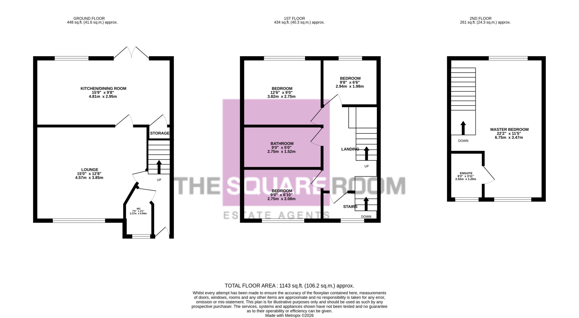 43, Foxtail Close, Stalmine floorplan