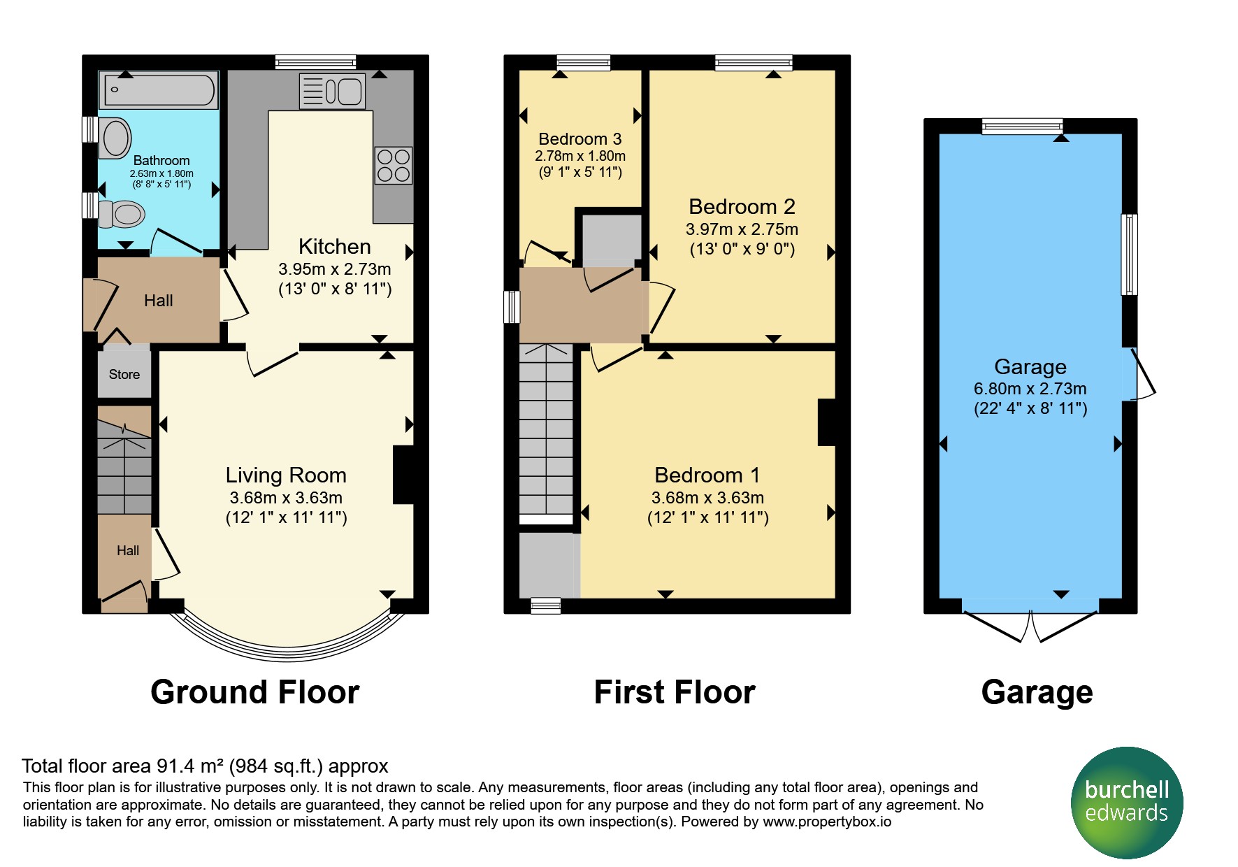 67, Mill Road, Nottingham floorplan