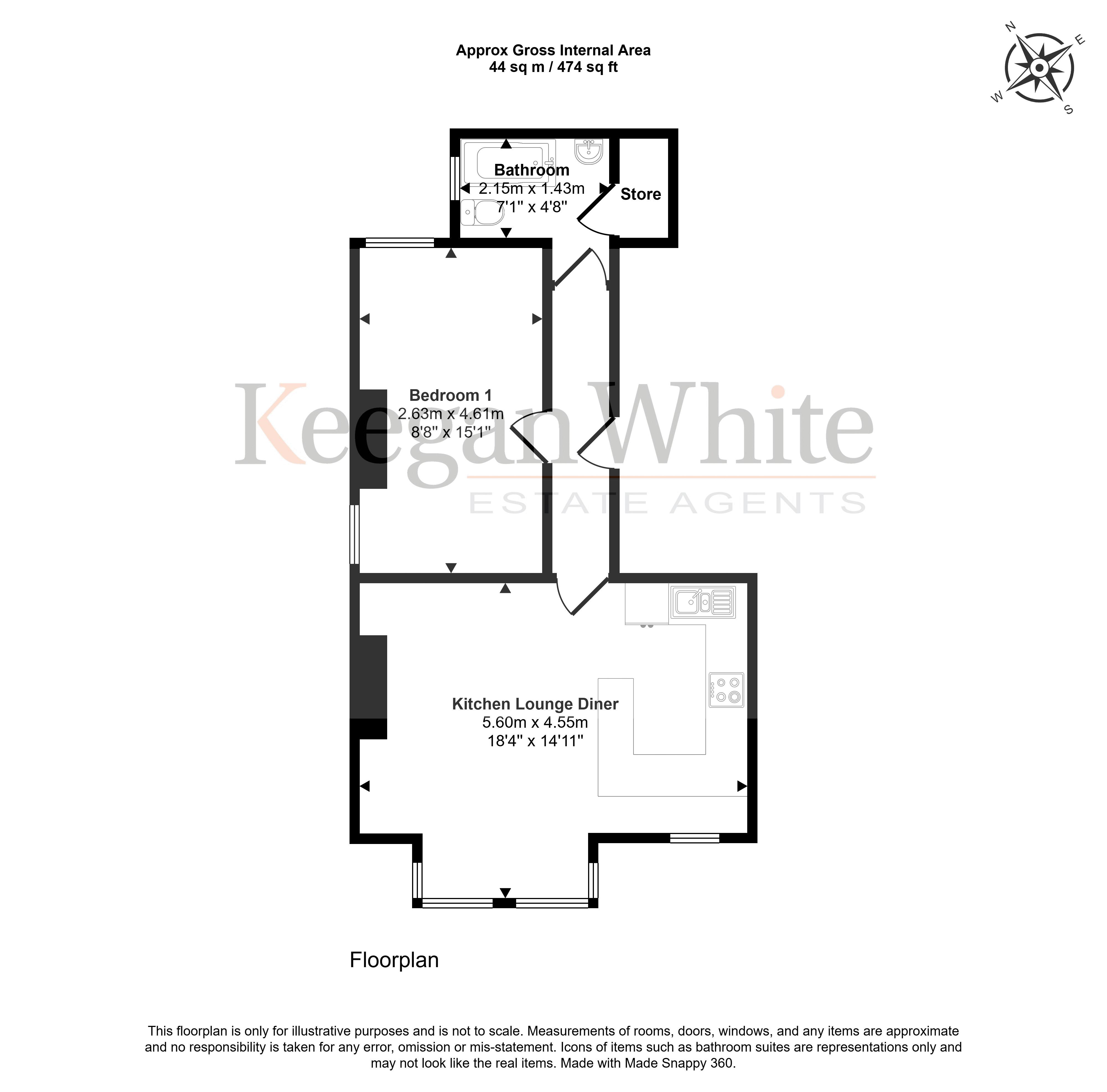 2, 123, London Road, High Wycombe floorplan