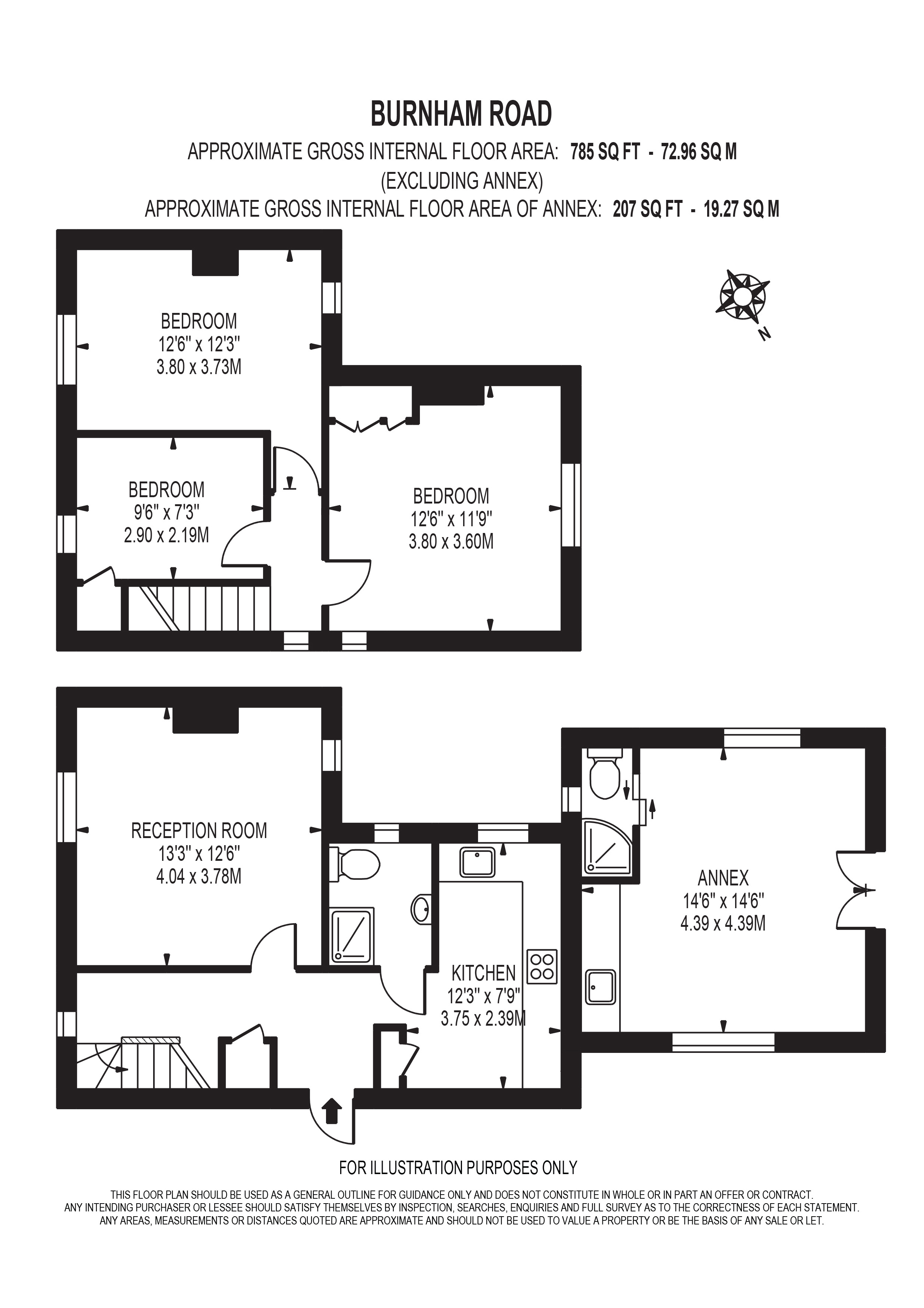 26, Burnham Road, Morden floorplan