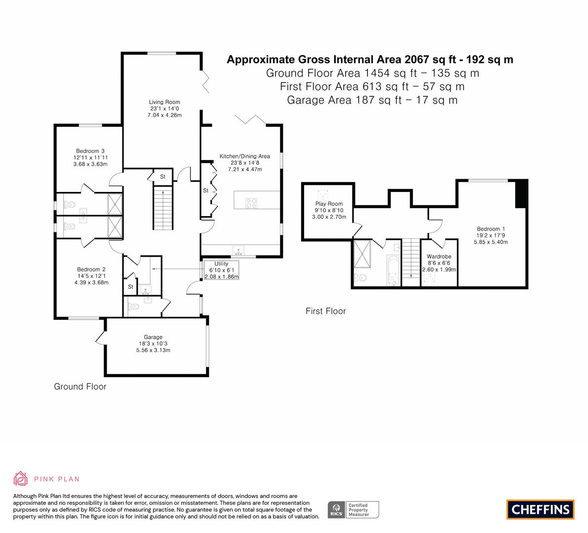 8, Meadow Walk, Great Abington floorplan