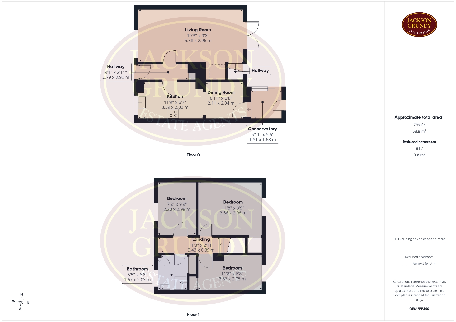 Lodore Gardens, Northampton floorplan