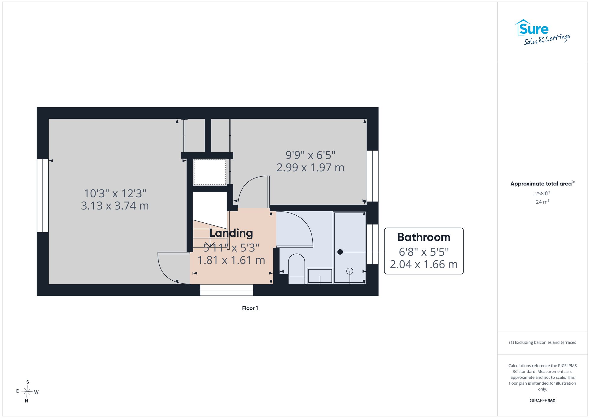 3 The Paddocks, Swadlincote floorplan