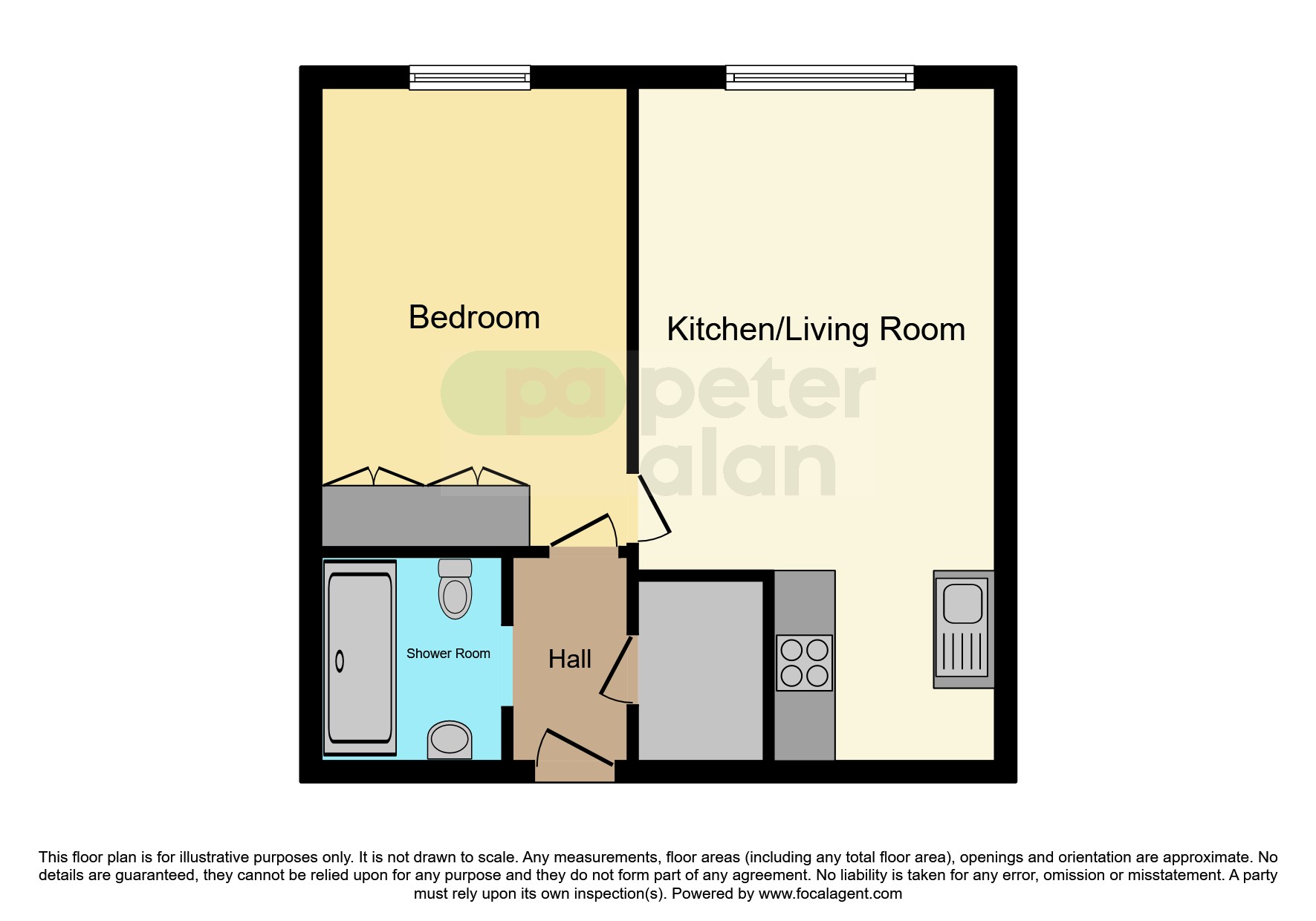 Flat 18, Homeforge House, Goldwire Lane, Monmouth floorplan