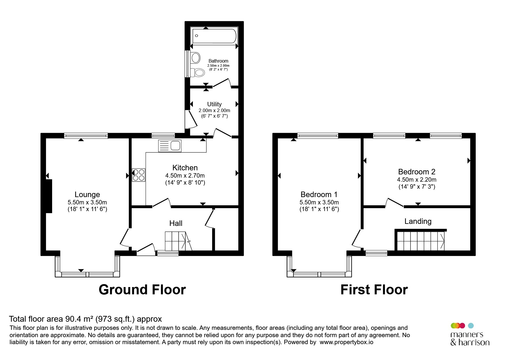 28, Roseberry Road, Hartlepool floorplan