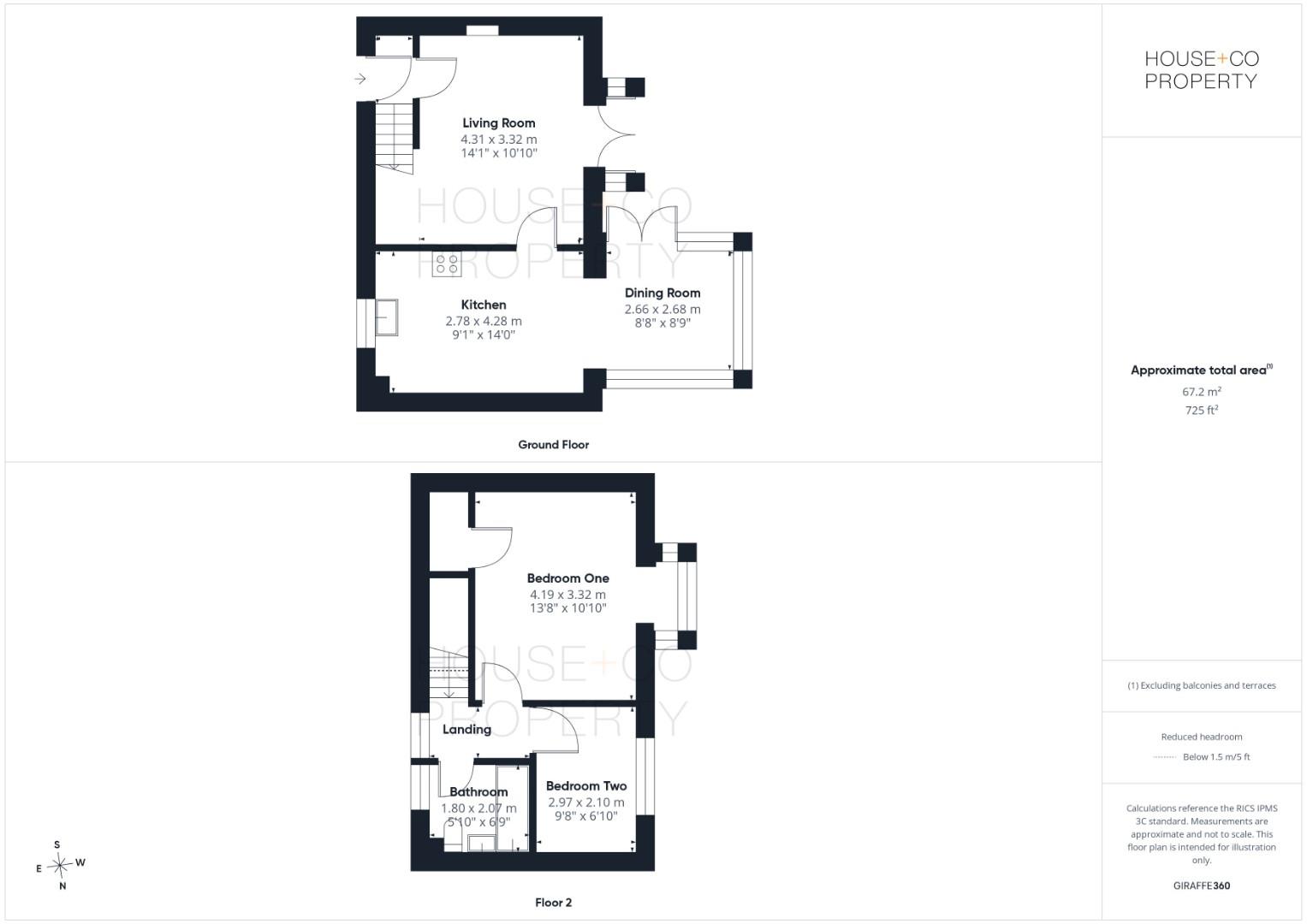 Poets Close, Bristol floorplan