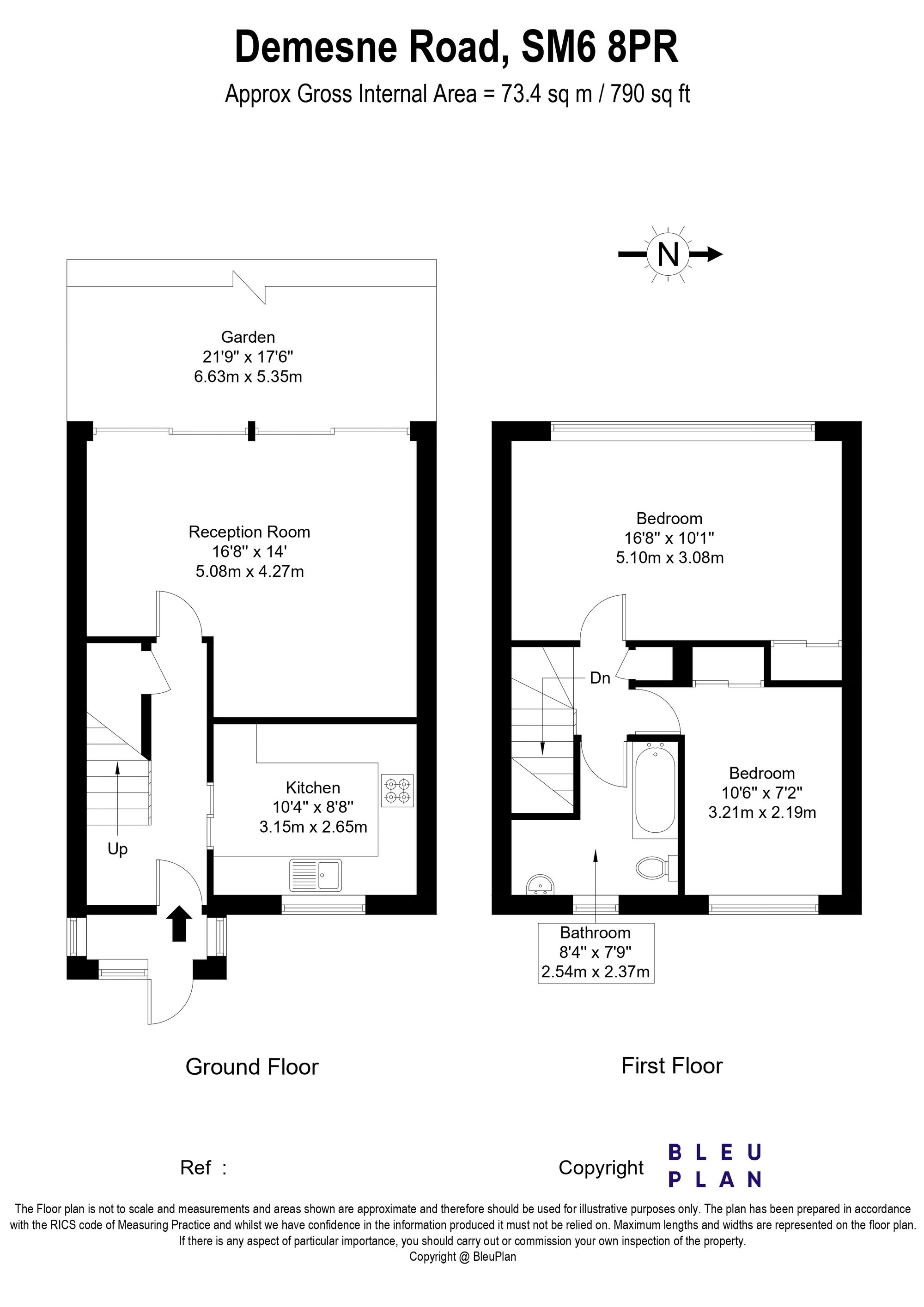 12 Millbank Demesne Road, Wallington floorplan