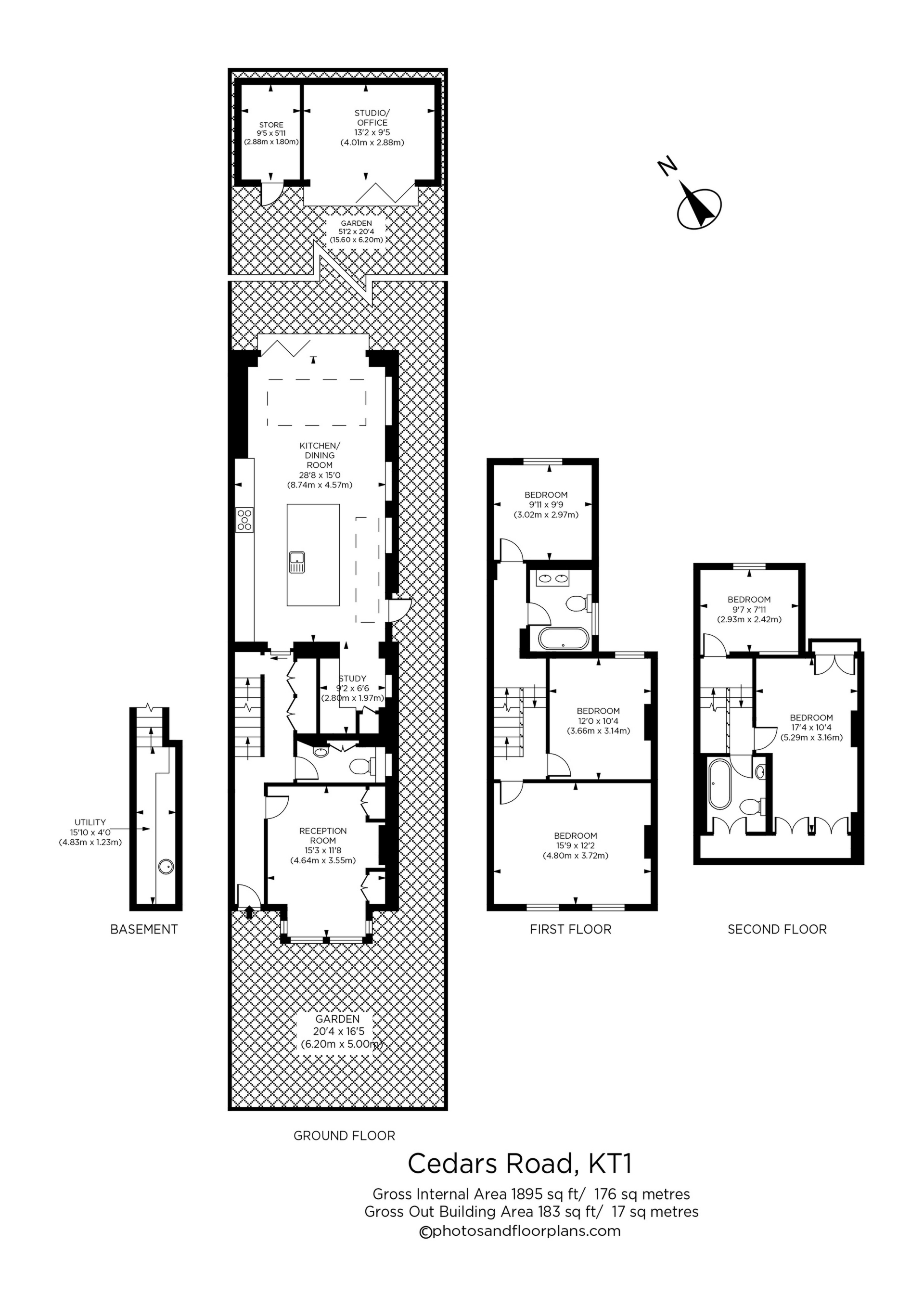 20, Cedars Road, Kingston Upon Thames floorplan
