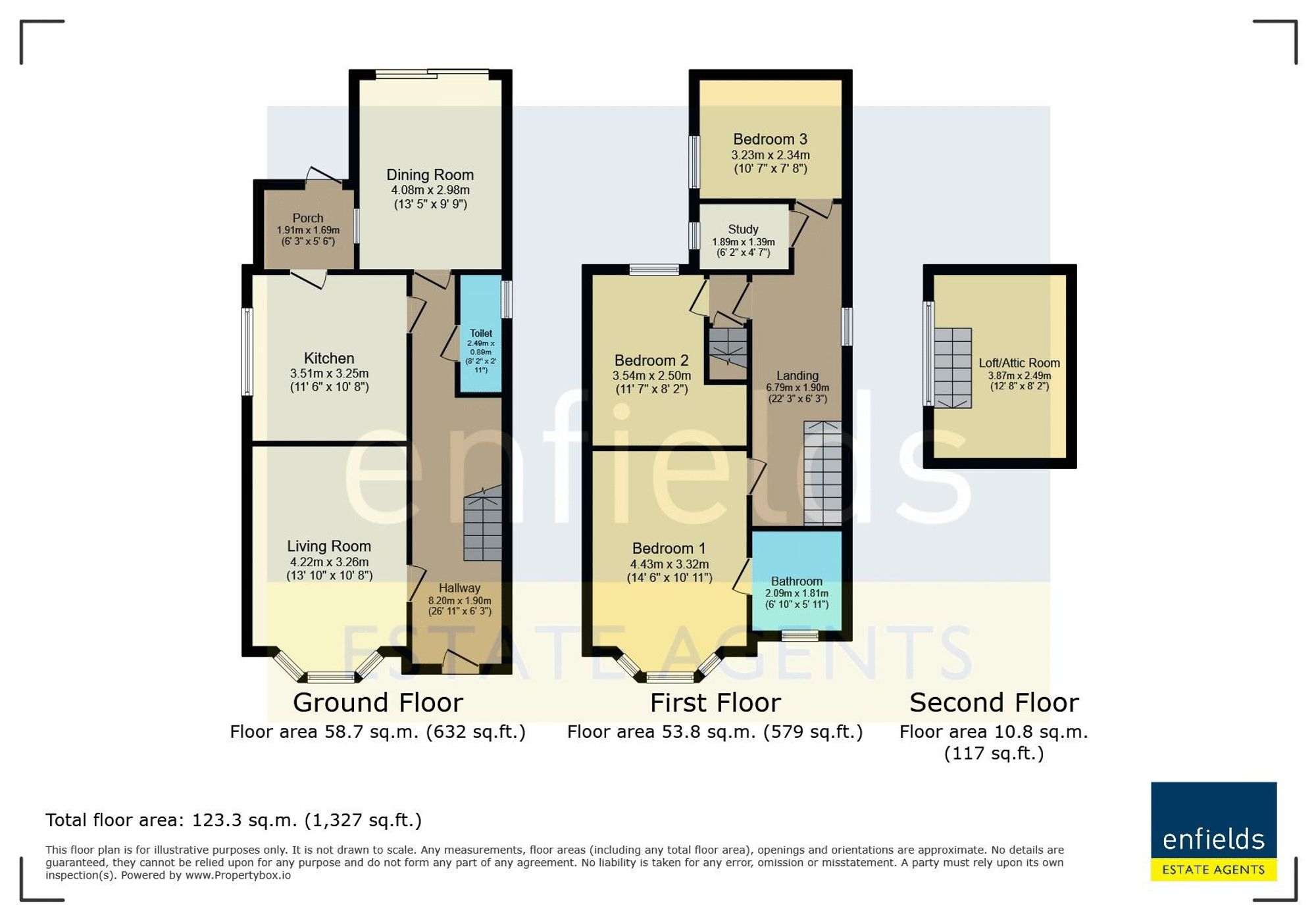 20 Gladstone Road, Poole floorplan