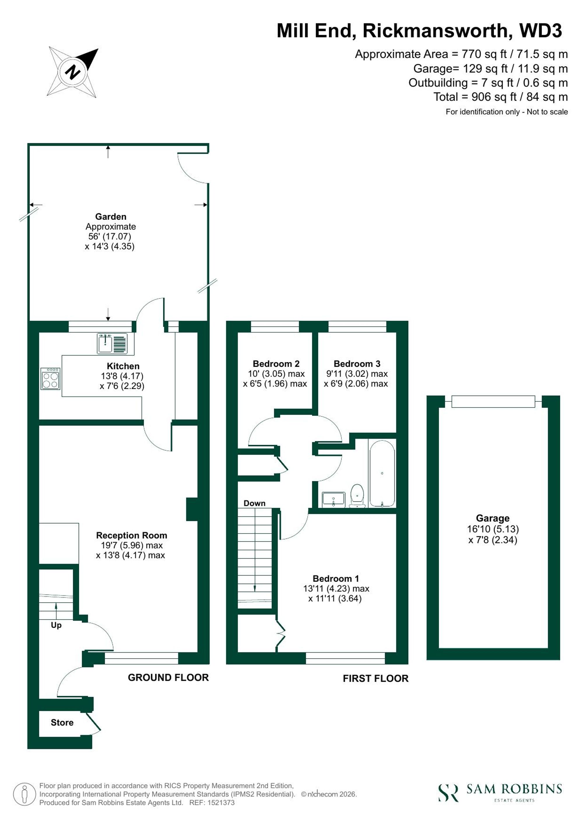 11 Beauchamp Gardens, Rickmansworth floorplan