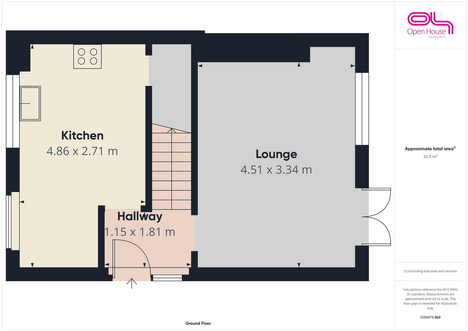 34, Crab Lane, Cannock floorplan