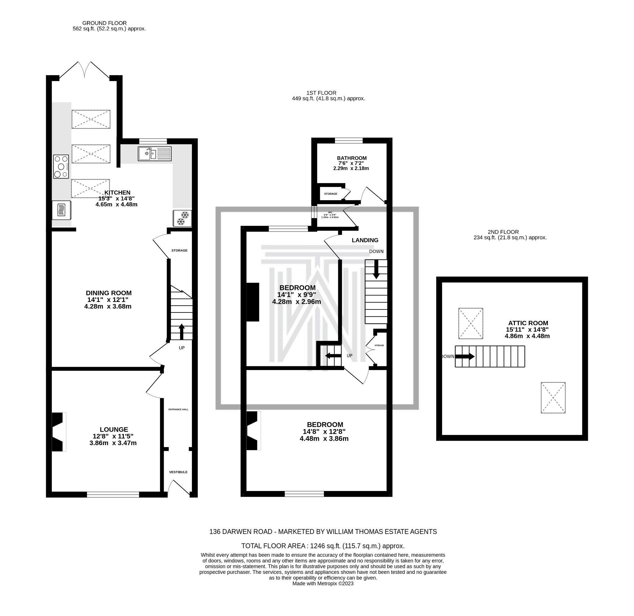 Darwen Road, Bromley Cross, Bolton BL7, 2 bedroom terraced house for
