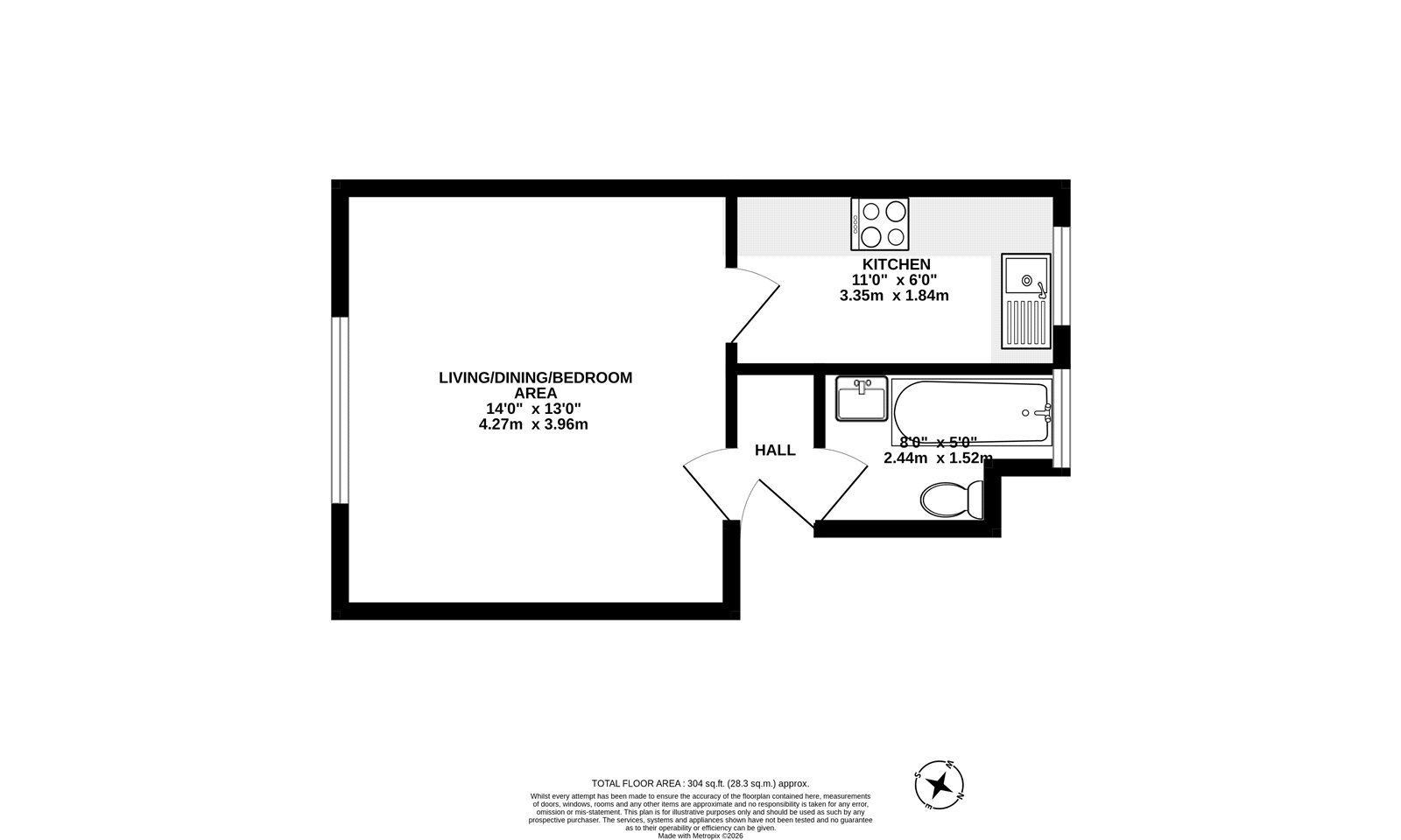 Flat 5,, Plimsoll House, Redland floorplan