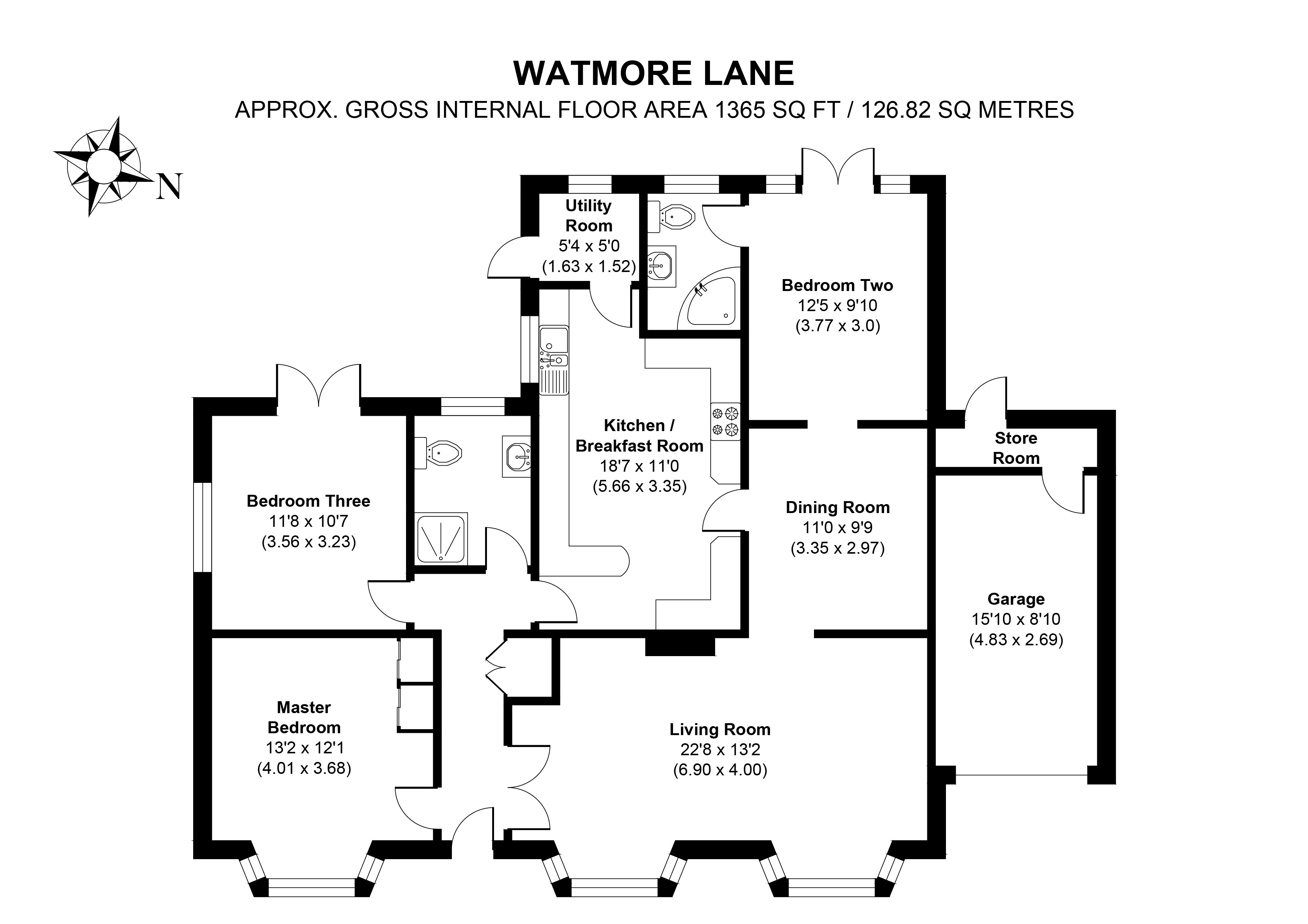 3 Bedrooms Detached bungalow for sale in Watmore Lane, Winnersh, Wokingham, Berkshire RG41