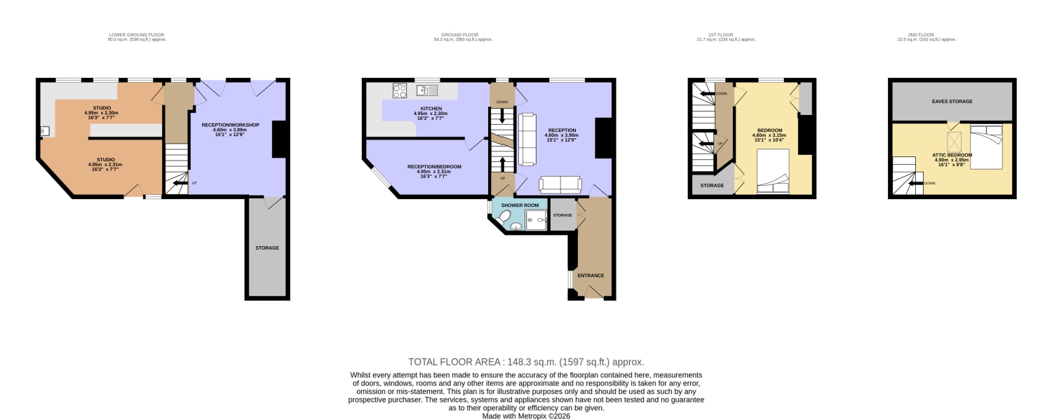 1, William Street Greetland, Halifax floorplan