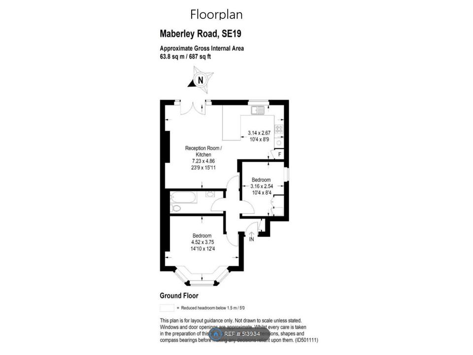 2 Bedrooms Flat to rent in Maberley Road, London SE19