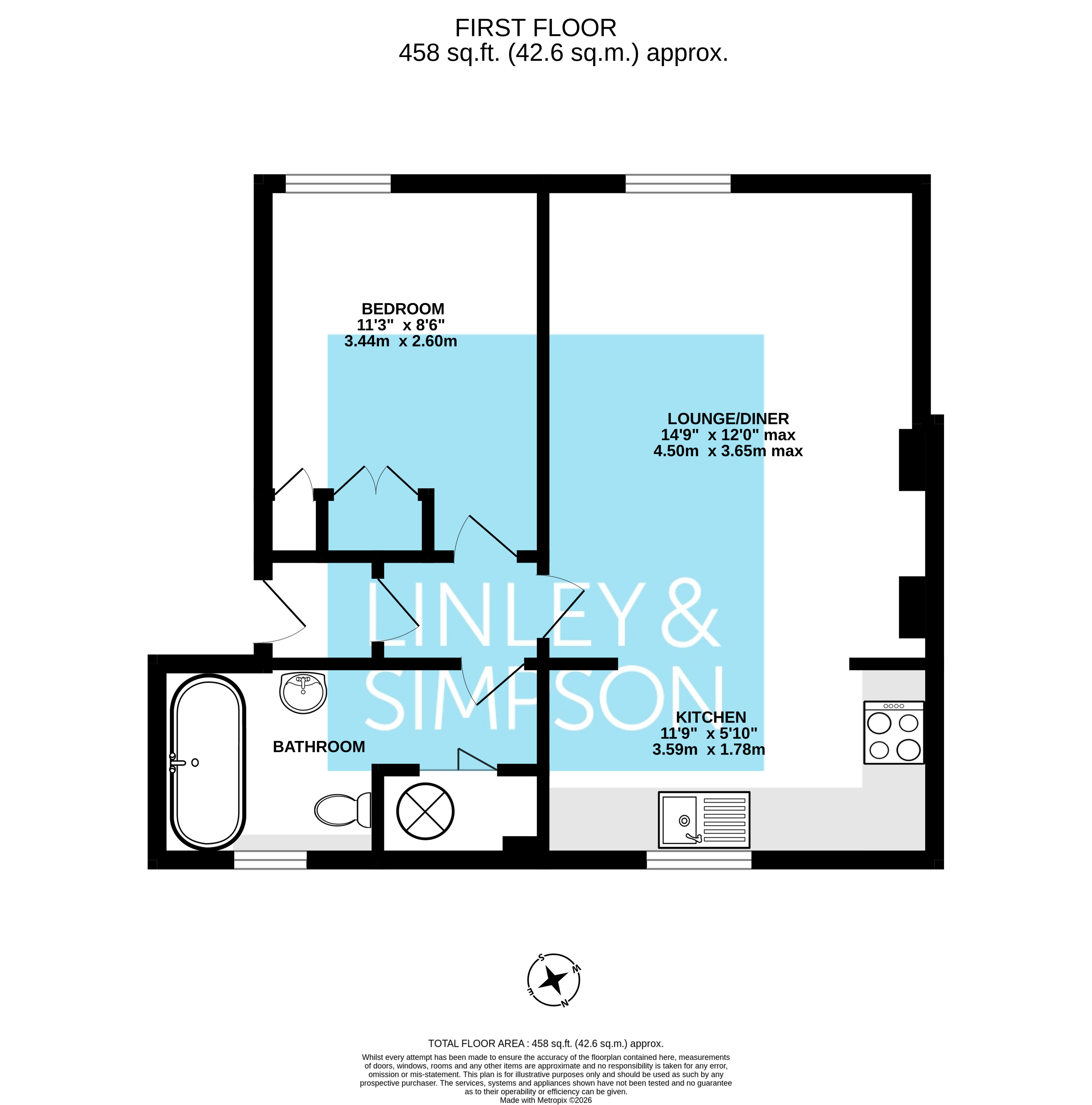 15, Trinity Court, York floorplan